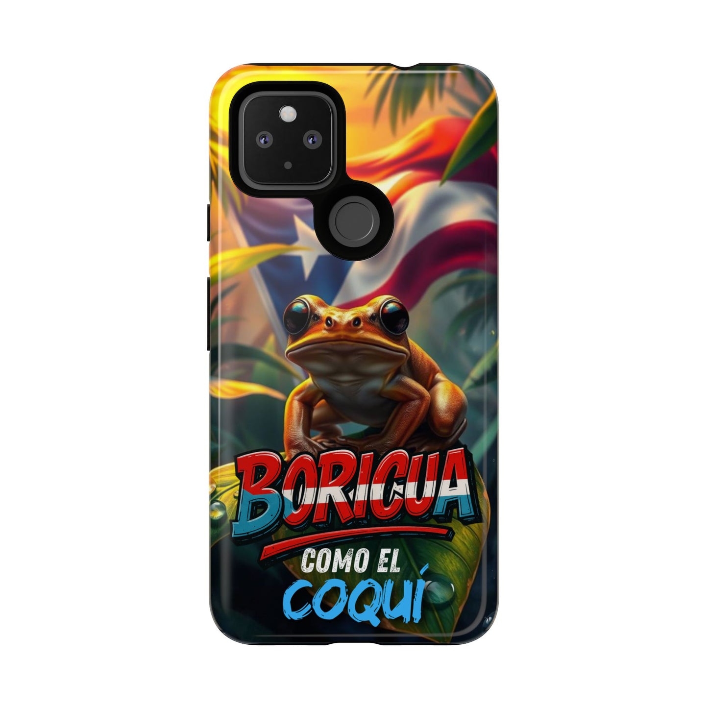 Boricua Coqui Phone Case | Tough Cases | Puerto Rican Pride, Unique Gift, Tropical Vibes, Phone Accessory, Celebration of Culture