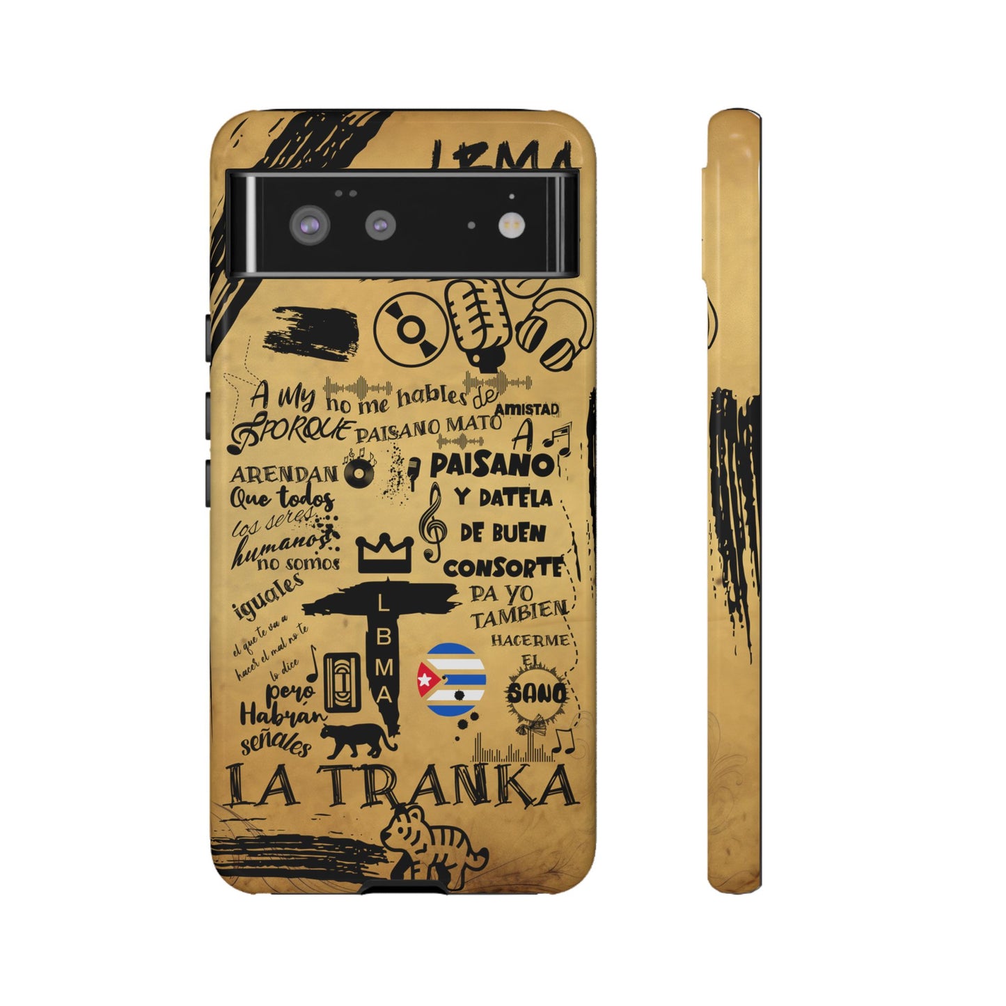 FUNDA PARA TELEFONO, LBMA, TAIGUER, LA TRANKA, ASERE, QUE BOLA,