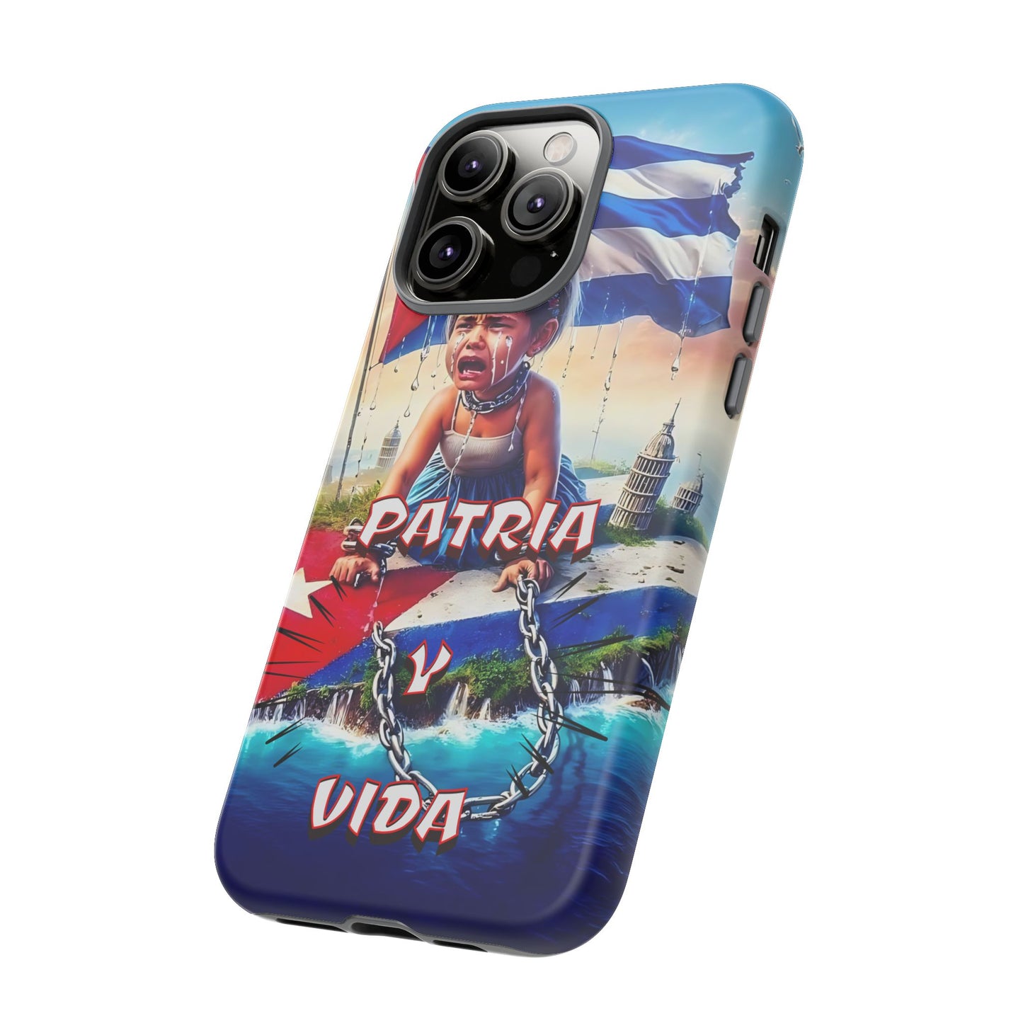 FUNDA DE TELEFONO, CUBA, PATRIA Y VIDA, IPHONE, SAMSUNG