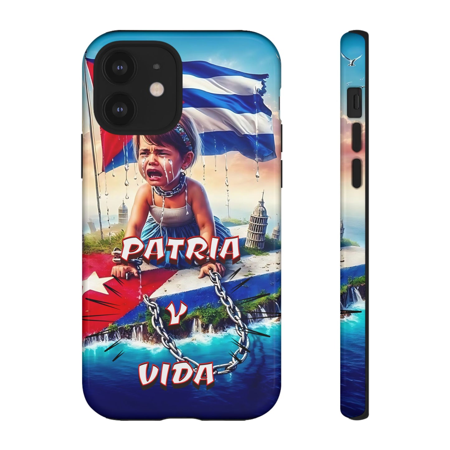 FUNDA DE TELEFONO, CUBA, PATRIA Y VIDA, IPHONE, SAMSUNG