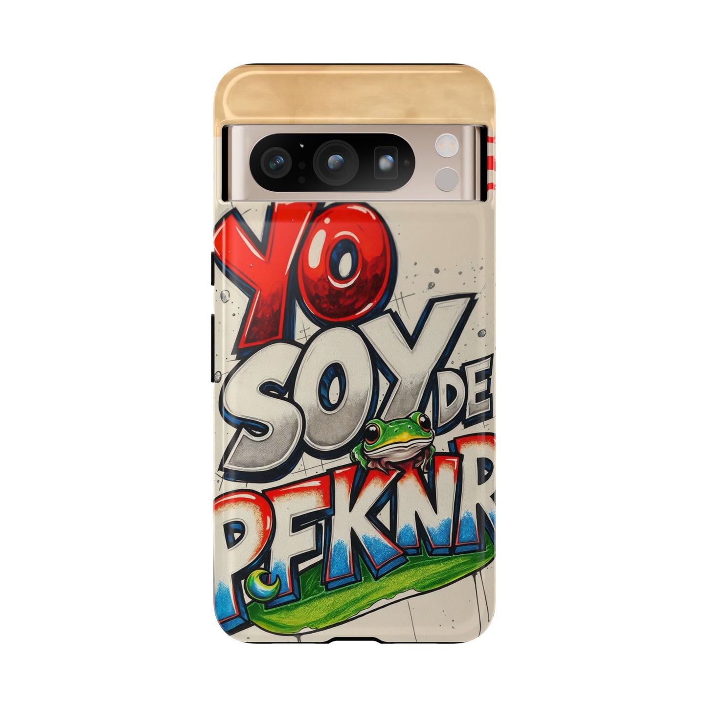 YO SOY DE PFKNR, Cases Phone Case for Unapologetic Style, Gift for Trendsetters, Urban Art Design, Fun Decor for Any Occasion, PUERTO RICO, COQUI