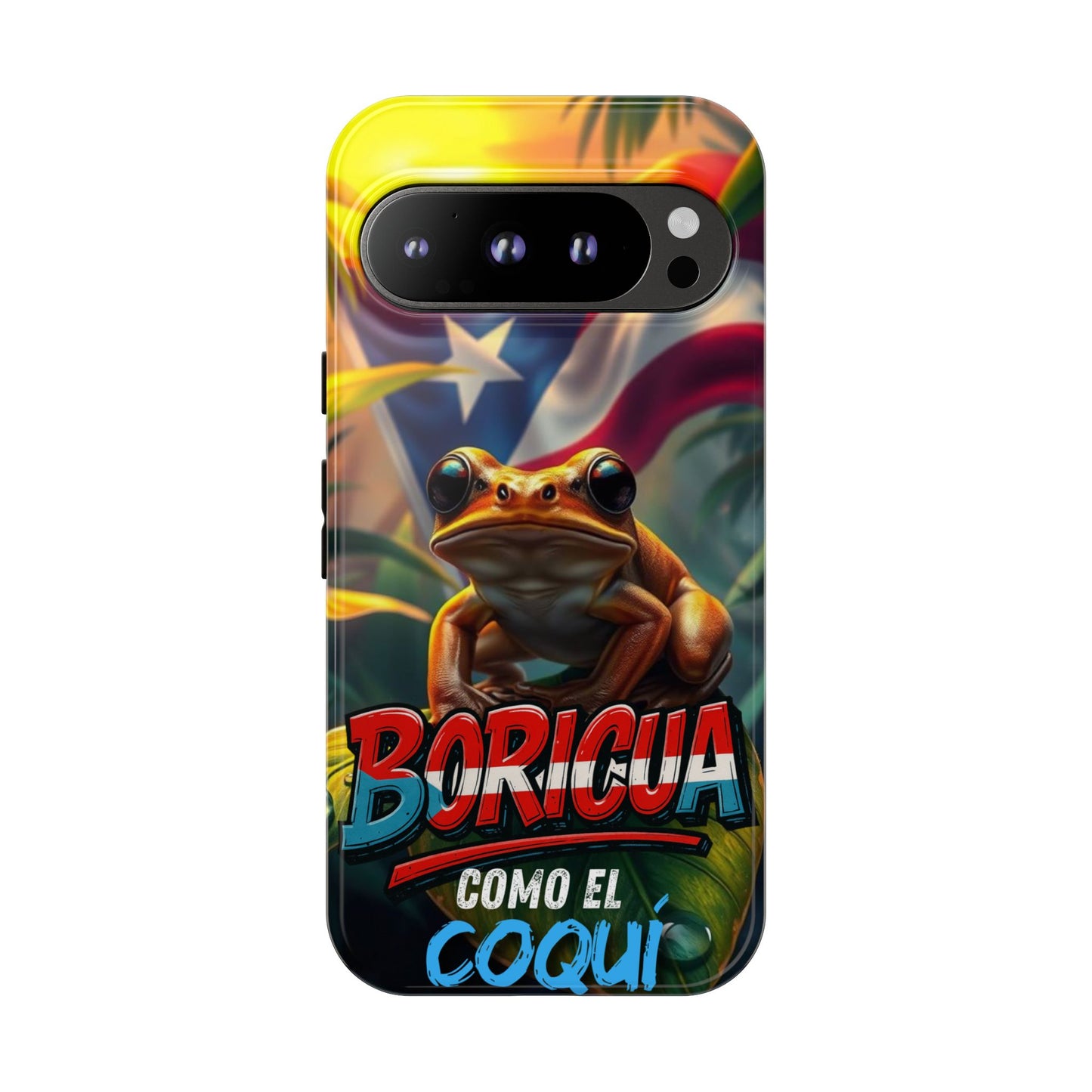 Boricua Coqui Phone Case | Tough Cases | Puerto Rican Pride, Unique Gift, Tropical Vibes, Phone Accessory, Celebration of Culture