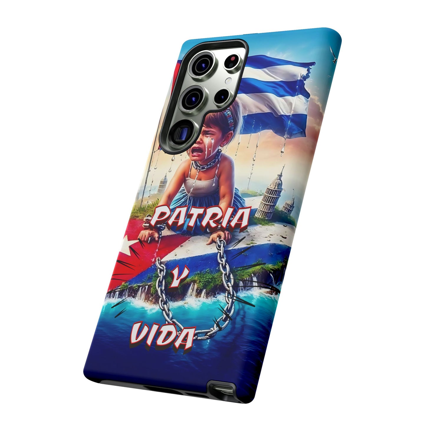 FUNDA DE TELEFONO, CUBA, PATRIA Y VIDA, IPHONE, SAMSUNG