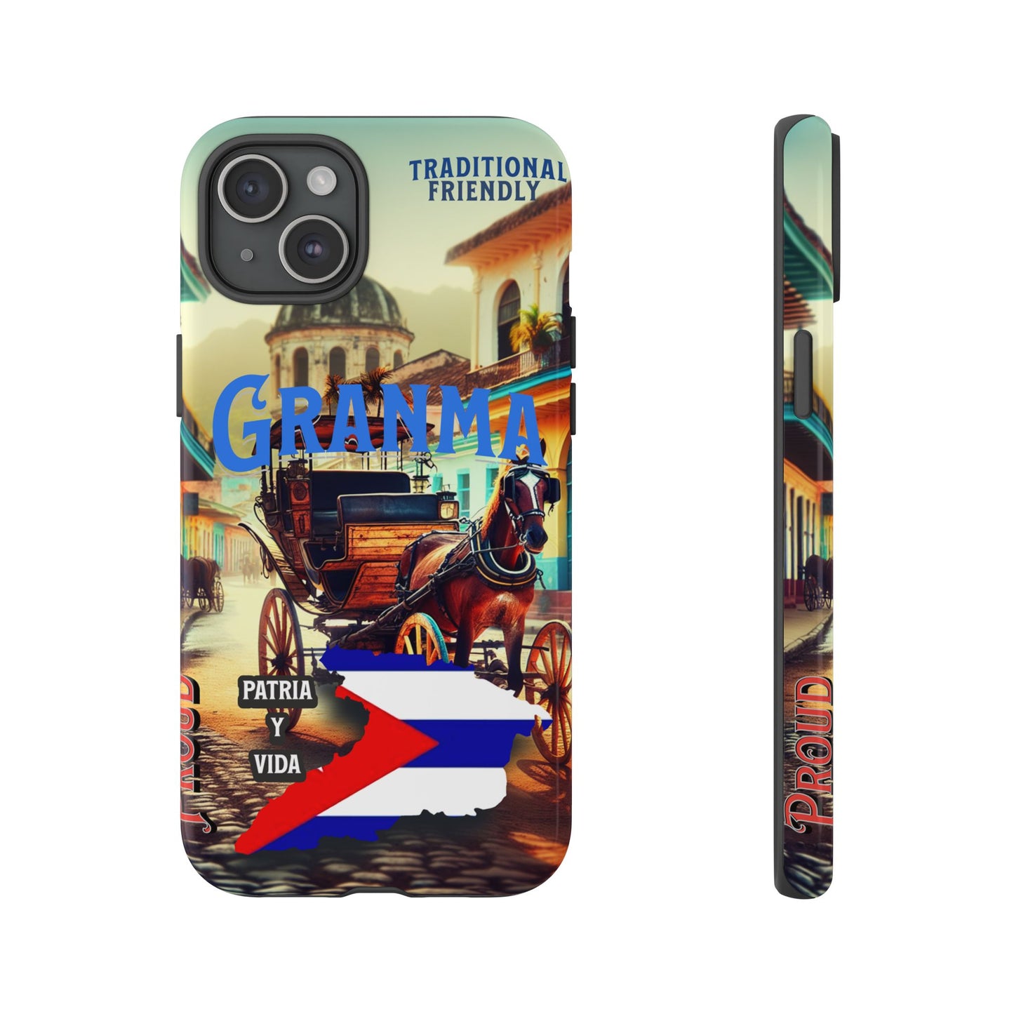 FUNDA DE TELEFONO, GRANMA, CUBA, PATRIA Y VIDA, IPHONE, SAMSUNG