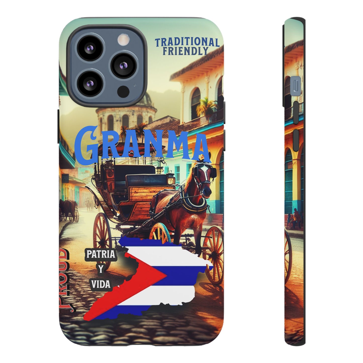 FUNDA DE TELEFONO, GRANMA, CUBA, PATRIA Y VIDA, IPHONE, SAMSUNG