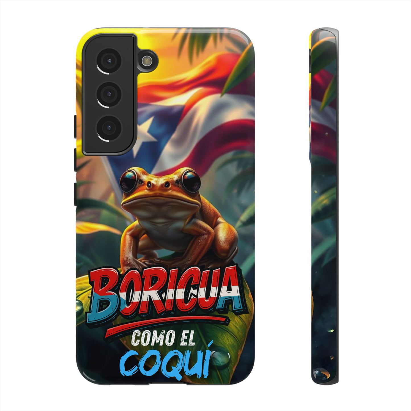 Boricua Coqui Phone Case | Tough Cases | Puerto Rican Pride, Unique Gift, Tropical Vibes, Phone Accessory, Celebration of Culture
