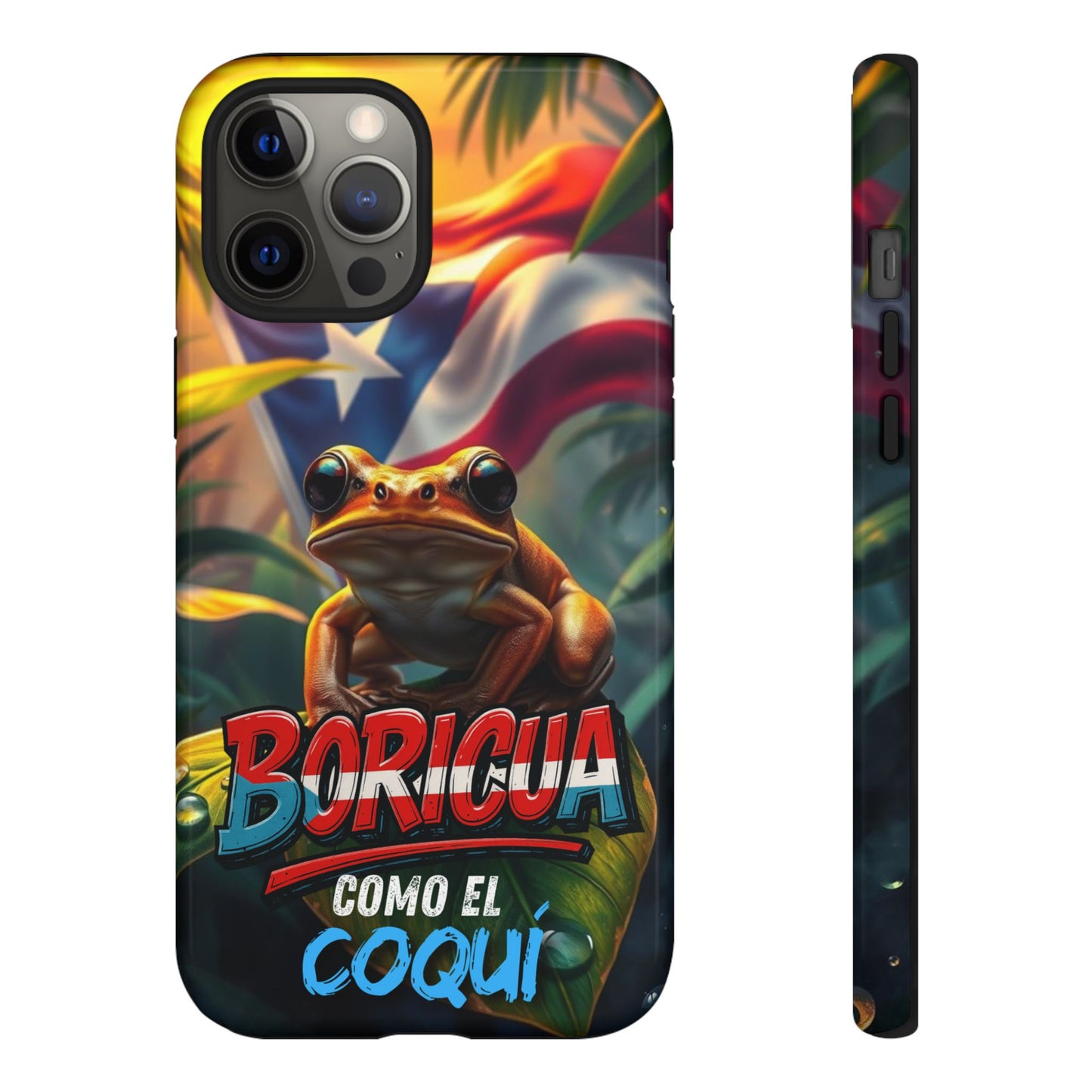 Boricua Coqui Phone Case | Tough Cases | Puerto Rican Pride, Unique Gift, Tropical Vibes, Phone Accessory, Celebration of Culture