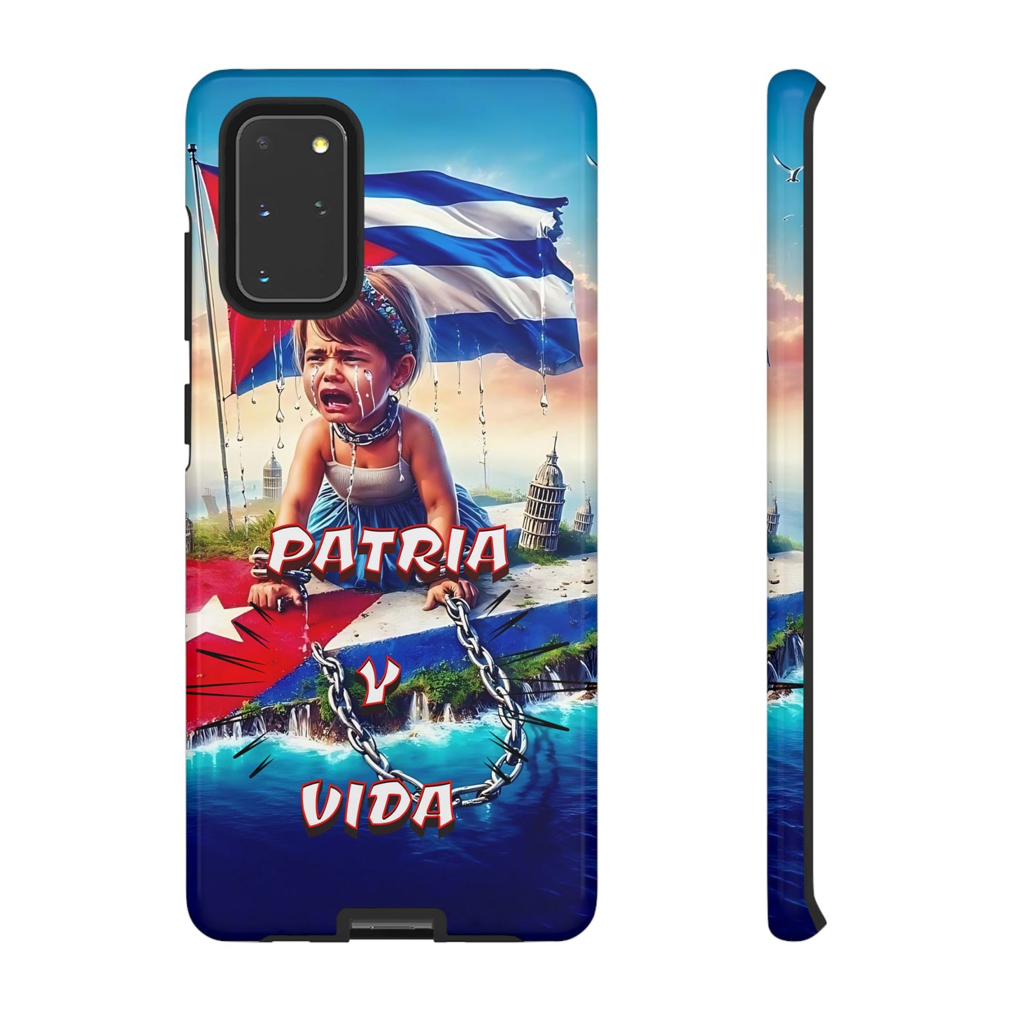 FUNDA DE TELEFONO, CUBA, PATRIA Y VIDA, IPHONE, SAMSUNG