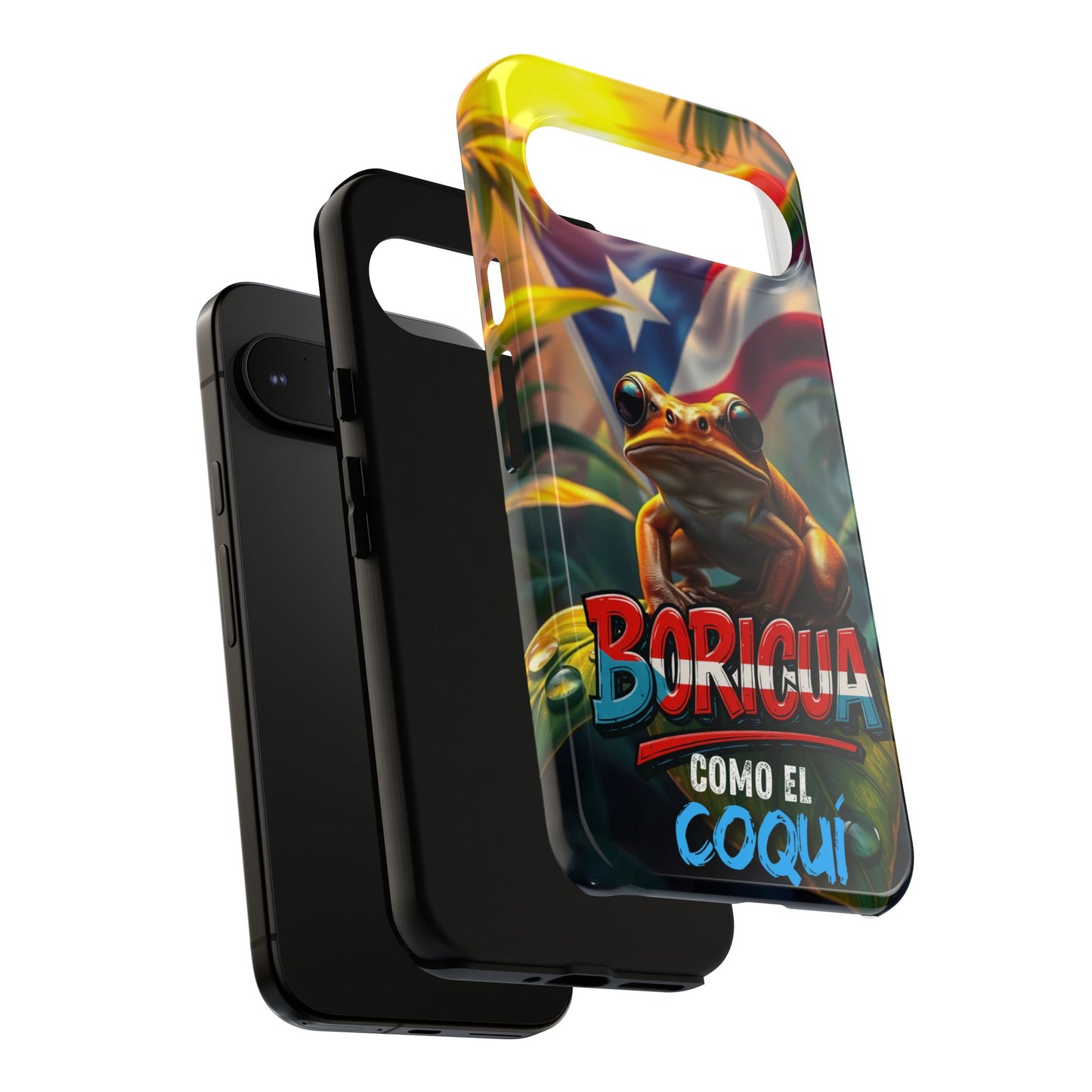 Boricua Coqui Phone Case | Tough Cases | Puerto Rican Pride, Unique Gift, Tropical Vibes, Phone Accessory, Celebration of Culture