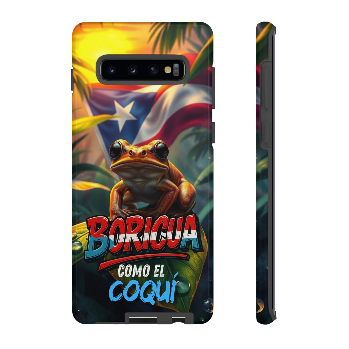 Boricua Coqui Phone Case | Tough Cases | Puerto Rican Pride, Unique Gift, Tropical Vibes, Phone Accessory, Celebration of Culture