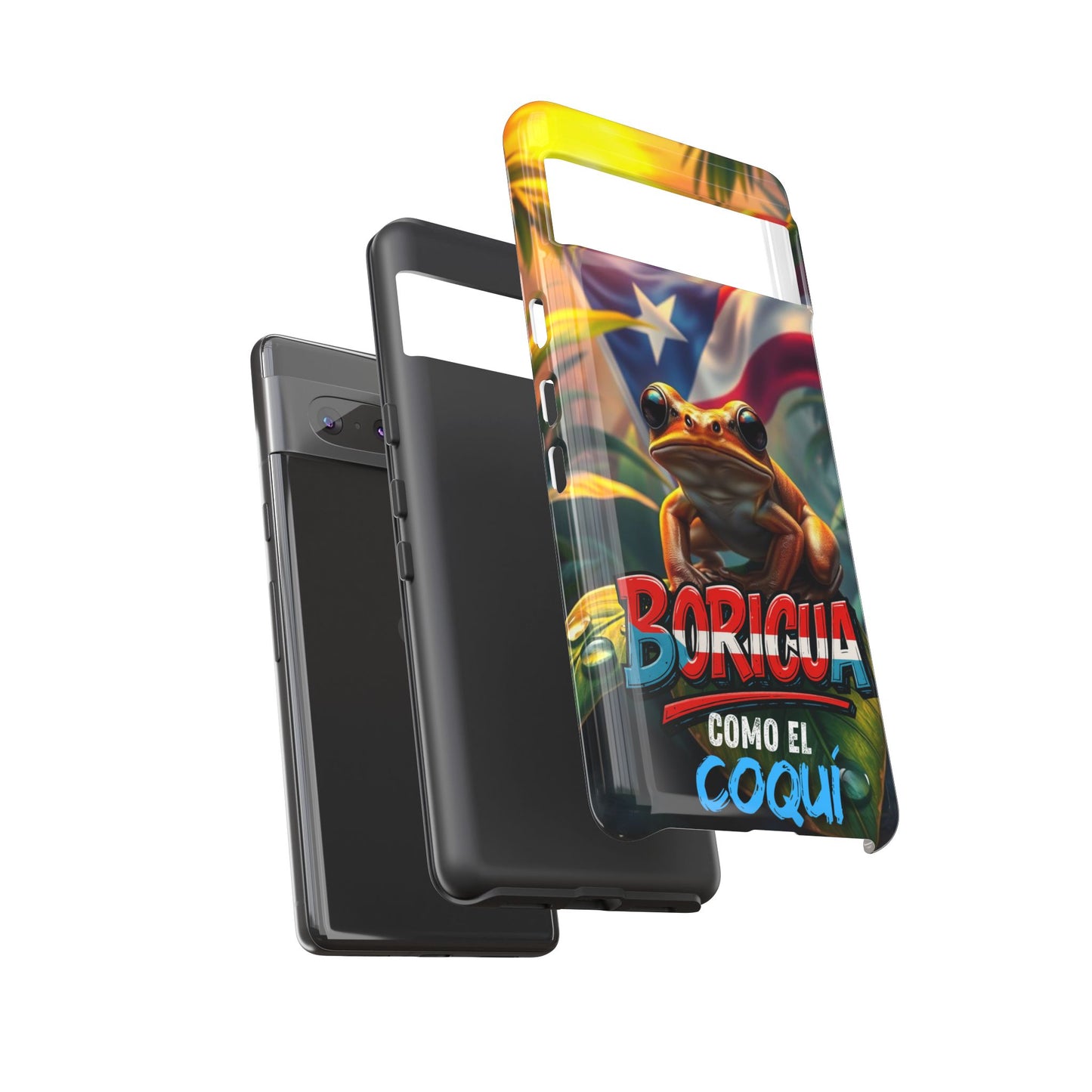 Boricua Coqui Phone Case | Tough Cases | Puerto Rican Pride, Unique Gift, Tropical Vibes, Phone Accessory, Celebration of Culture
