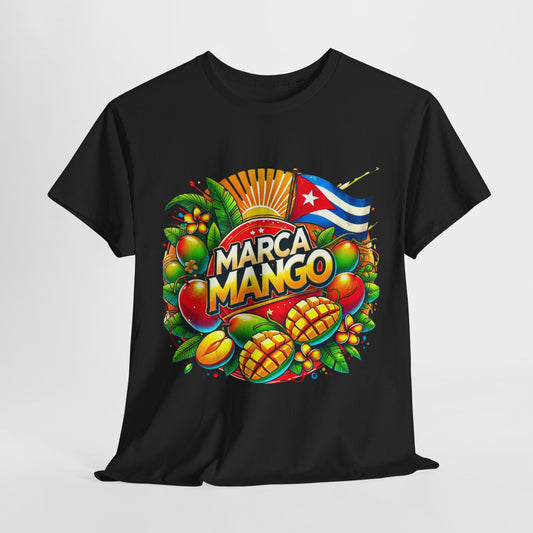 Unisex Heavy Cotton Tee, MARCA MANGO, CUBAN T SHIRT, CULTURA