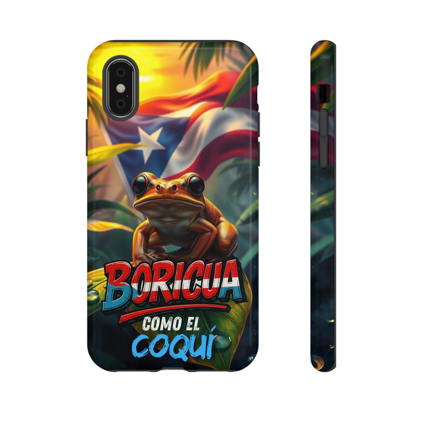 Boricua Coqui Phone Case | Tough Cases | Puerto Rican Pride, Unique Gift, Tropical Vibes, Phone Accessory, Celebration of Culture