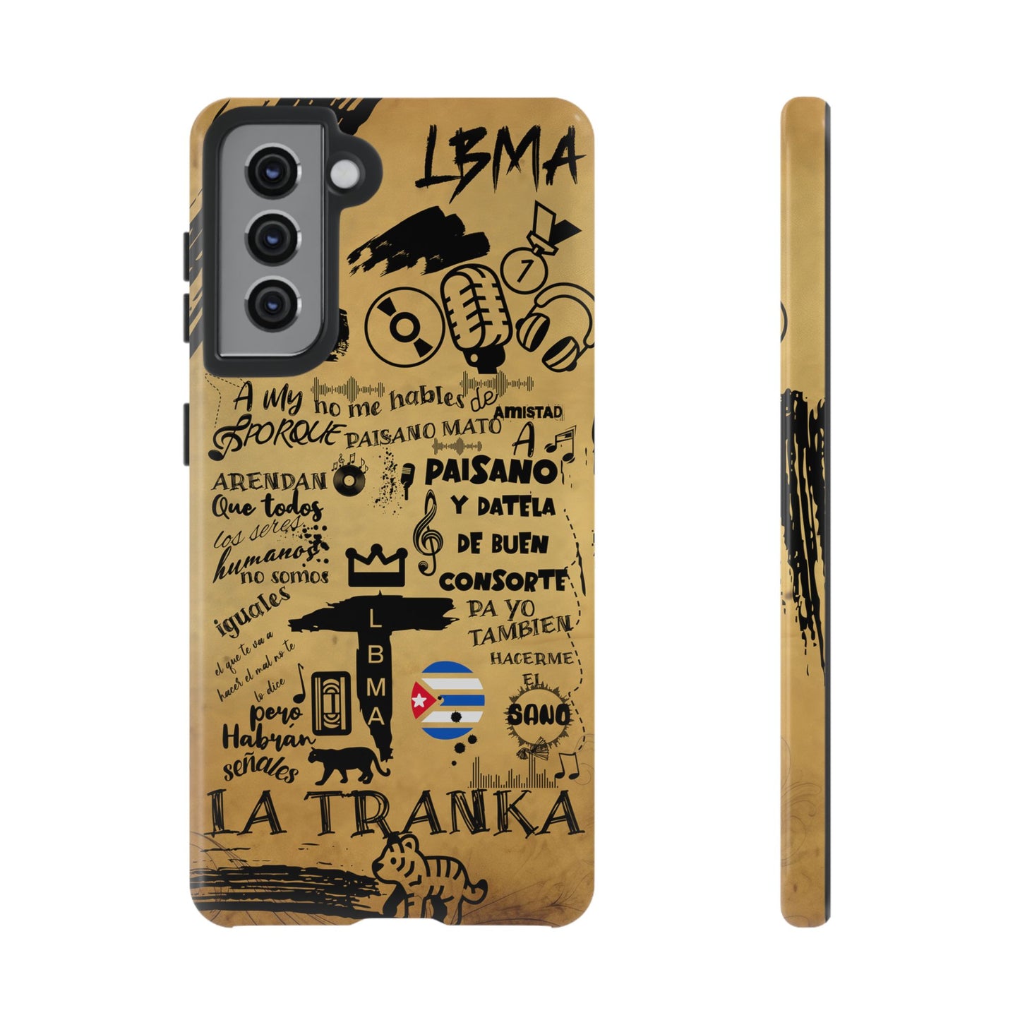 FUNDA PARA TELEFONO, LBMA, TAIGUER, LA TRANKA, ASERE, QUE BOLA,