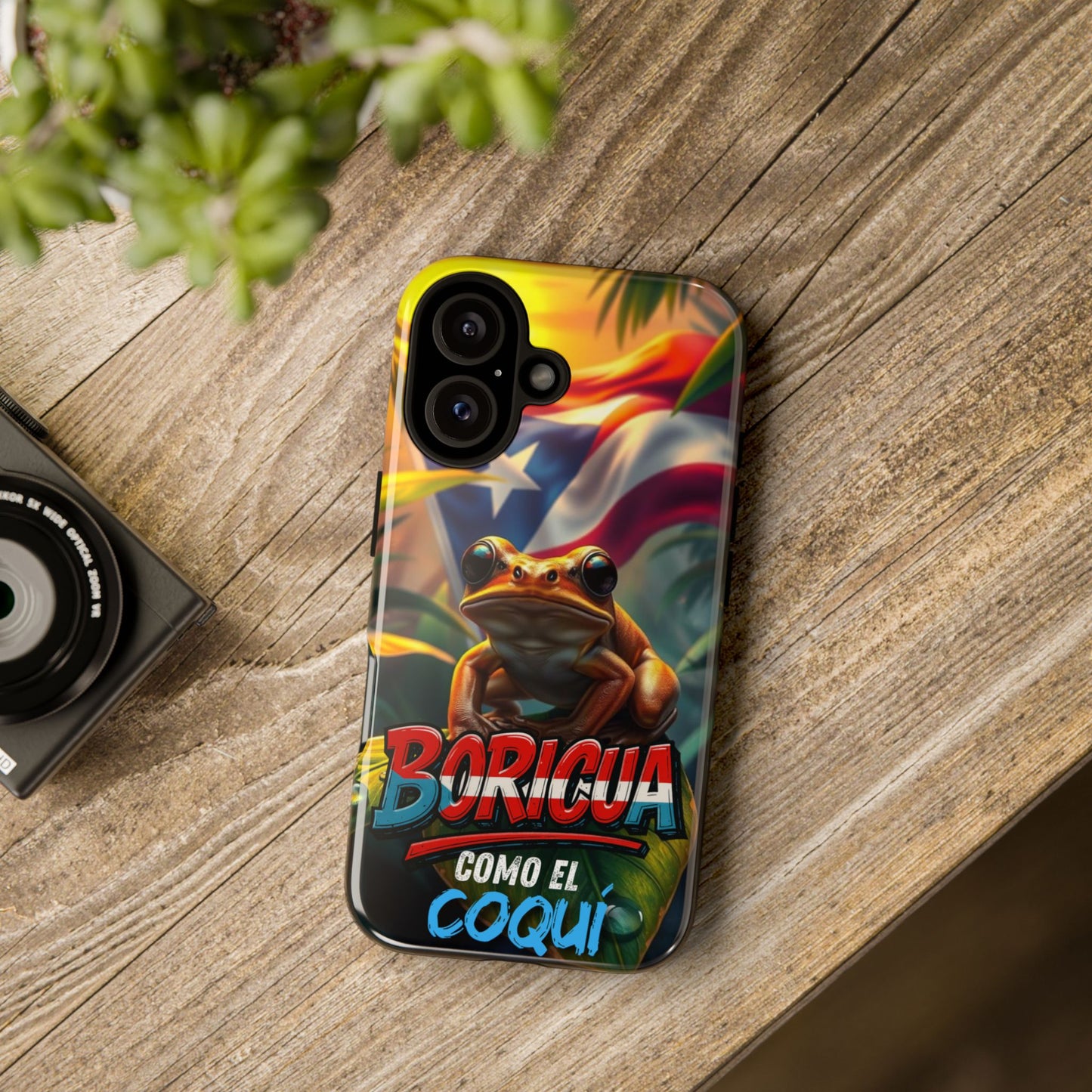 Boricua Coqui Phone Case | Tough Cases | Puerto Rican Pride, Unique Gift, Tropical Vibes, Phone Accessory, Celebration of Culture
