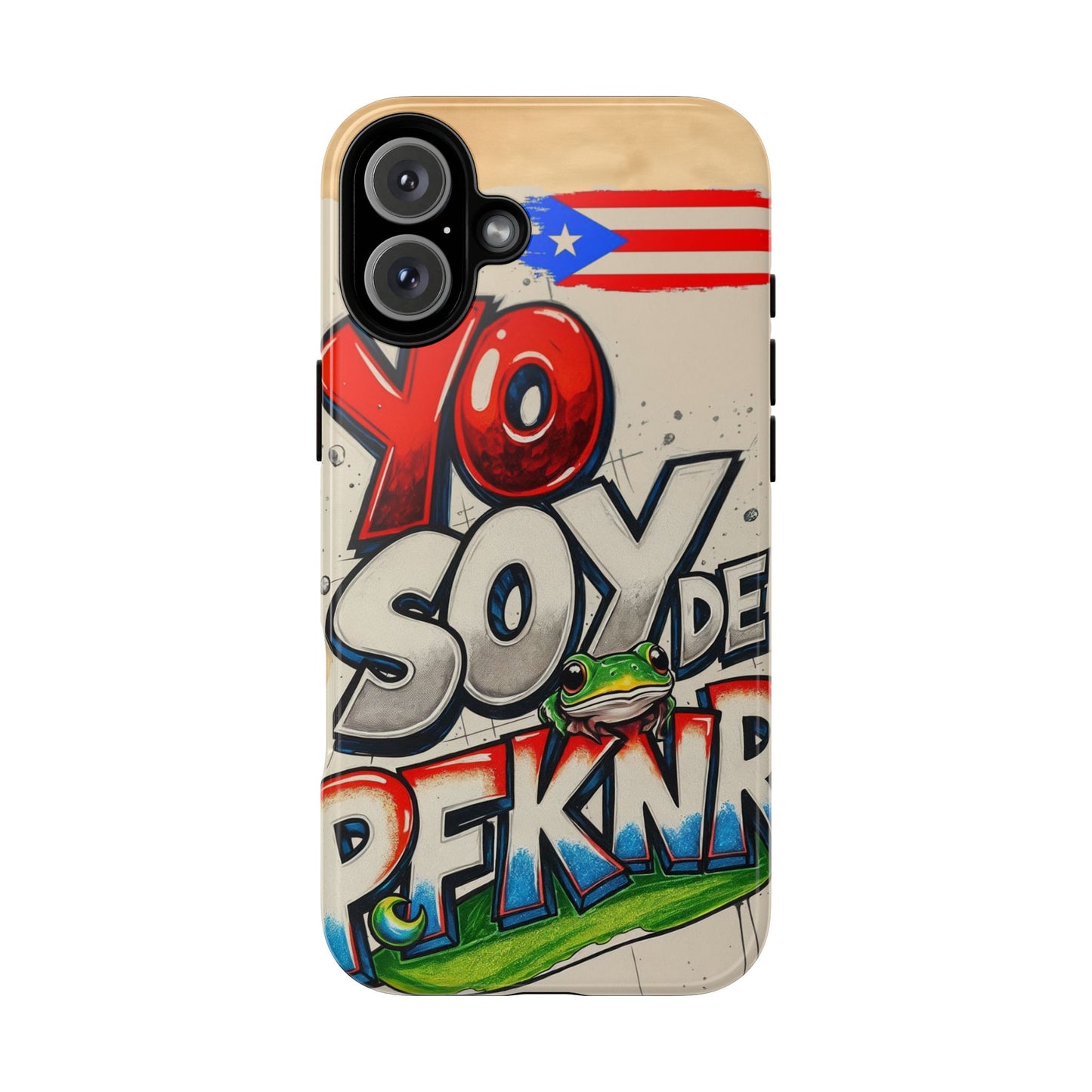 YO SOY DE PFKNR, Cases Phone Case for Unapologetic Style, Gift for Trendsetters, Urban Art Design, Fun Decor for Any Occasion, PUERTO RICO, COQUI