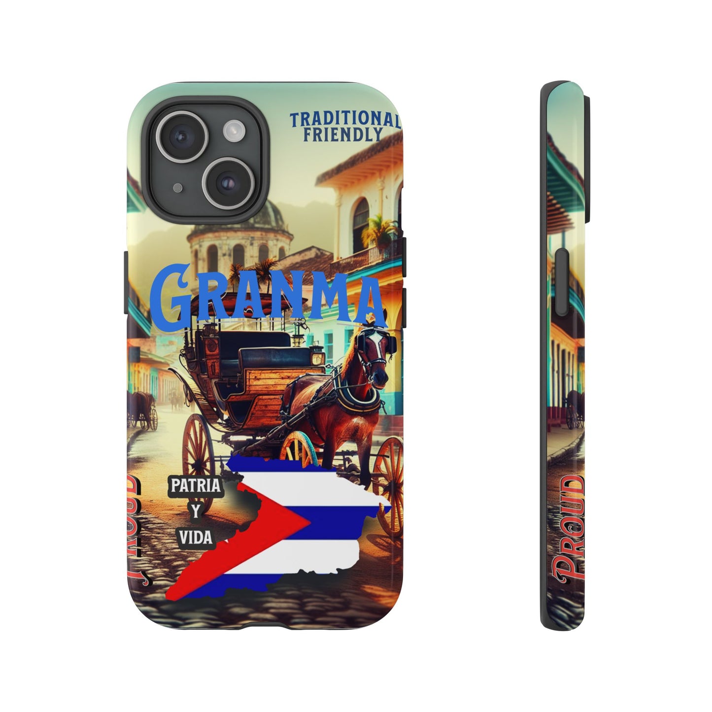 FUNDA DE TELEFONO, GRANMA, CUBA, PATRIA Y VIDA, IPHONE, SAMSUNG