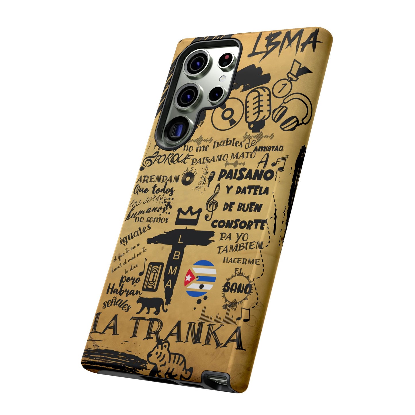 FUNDA PARA TELEFONO, LBMA, TAIGUER, LA TRANKA, ASERE, QUE BOLA,