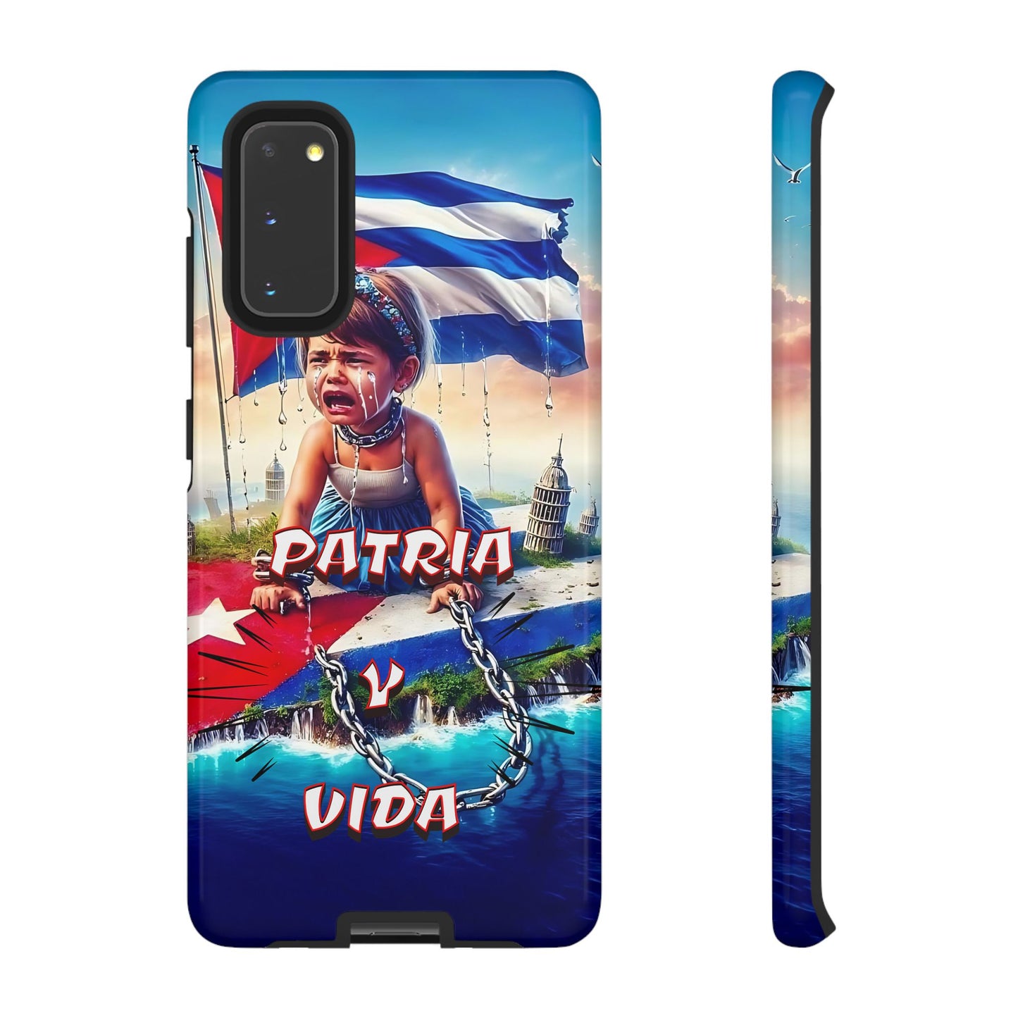 FUNDA DE TELEFONO, CUBA, PATRIA Y VIDA, IPHONE, SAMSUNG