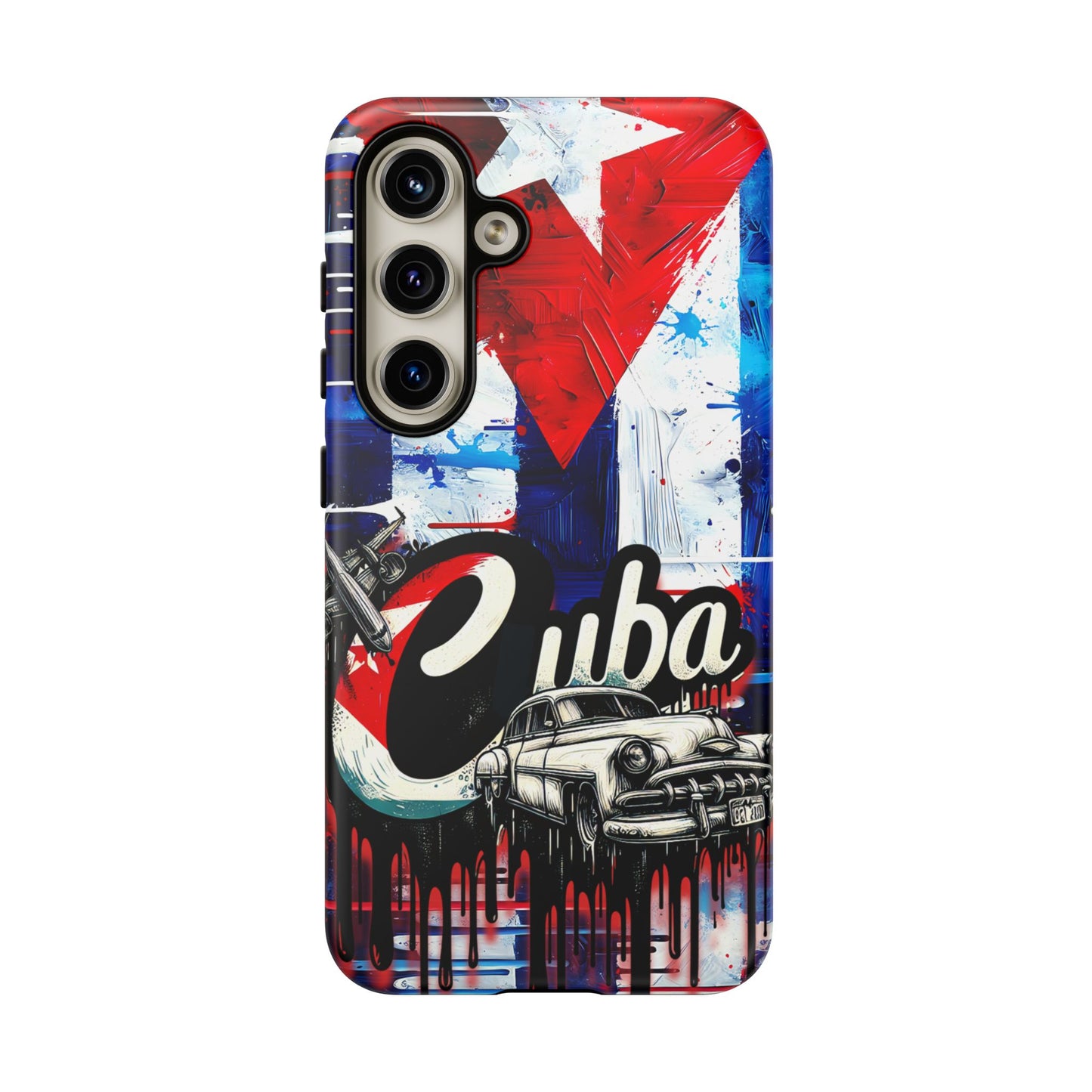 FUNDAS PARA TELEFONOS SAMSUNG, IPHONE, CON BANDERA DE CUBA, COLORES BRILLANTES, COLOTRES VIVOS TELEFONOS PARA CUBA