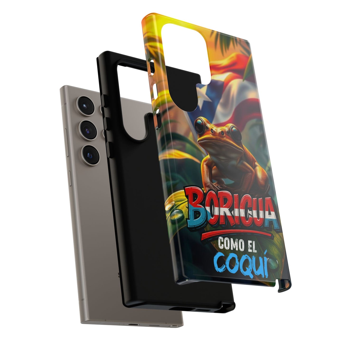 Boricua Coqui Phone Case | Tough Cases | Puerto Rican Pride, Unique Gift, Tropical Vibes, Phone Accessory, Celebration of Culture