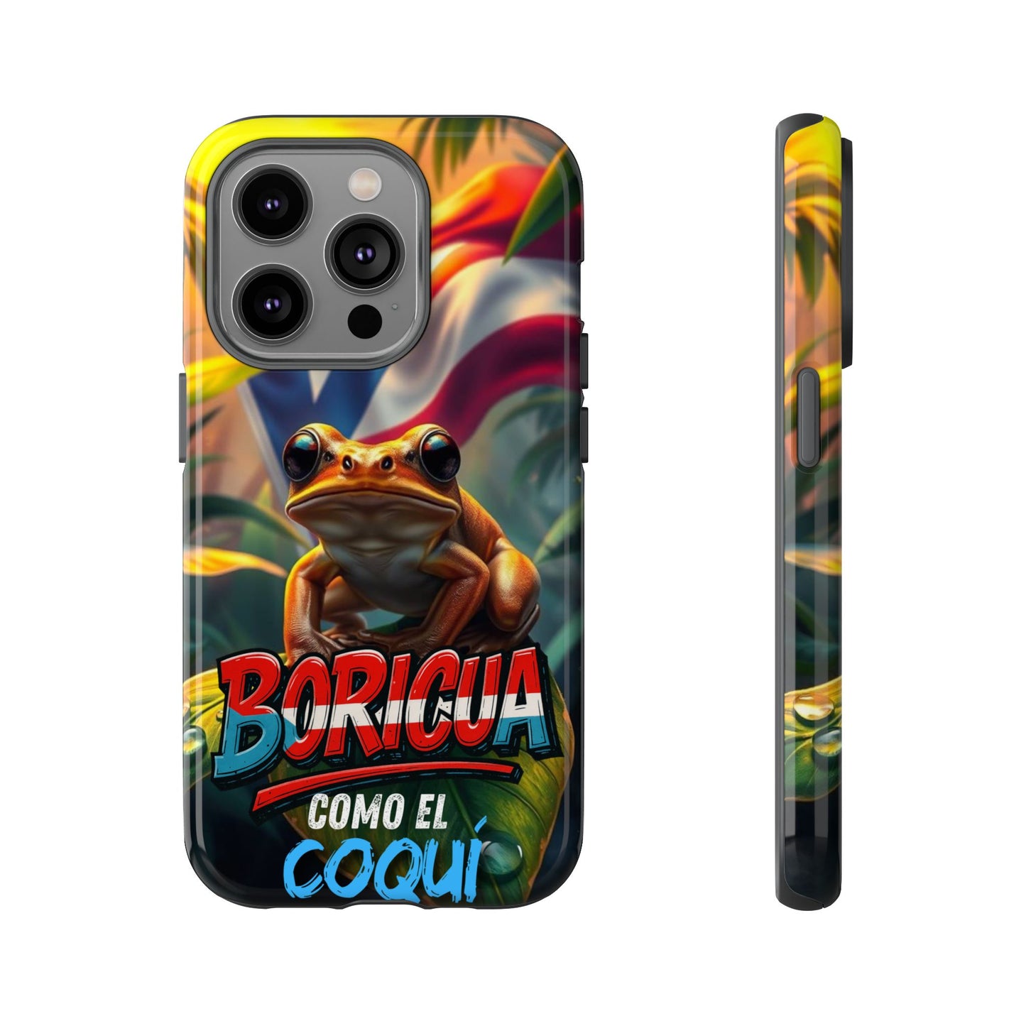 Boricua Coqui Phone Case | Tough Cases | Puerto Rican Pride, Unique Gift, Tropical Vibes, Phone Accessory, Celebration of Culture