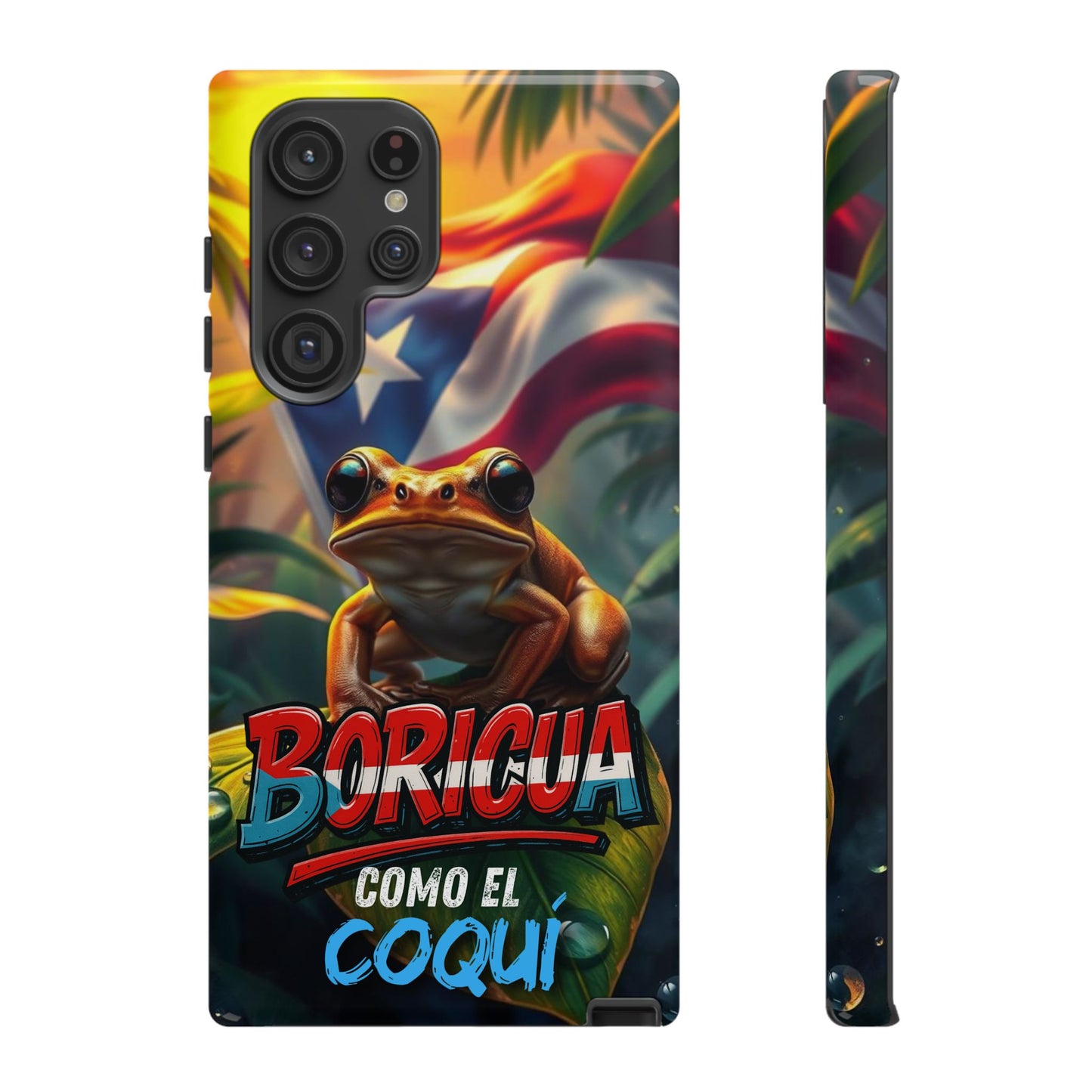 Boricua Coqui Phone Case | Tough Cases | Puerto Rican Pride, Unique Gift, Tropical Vibes, Phone Accessory, Celebration of Culture