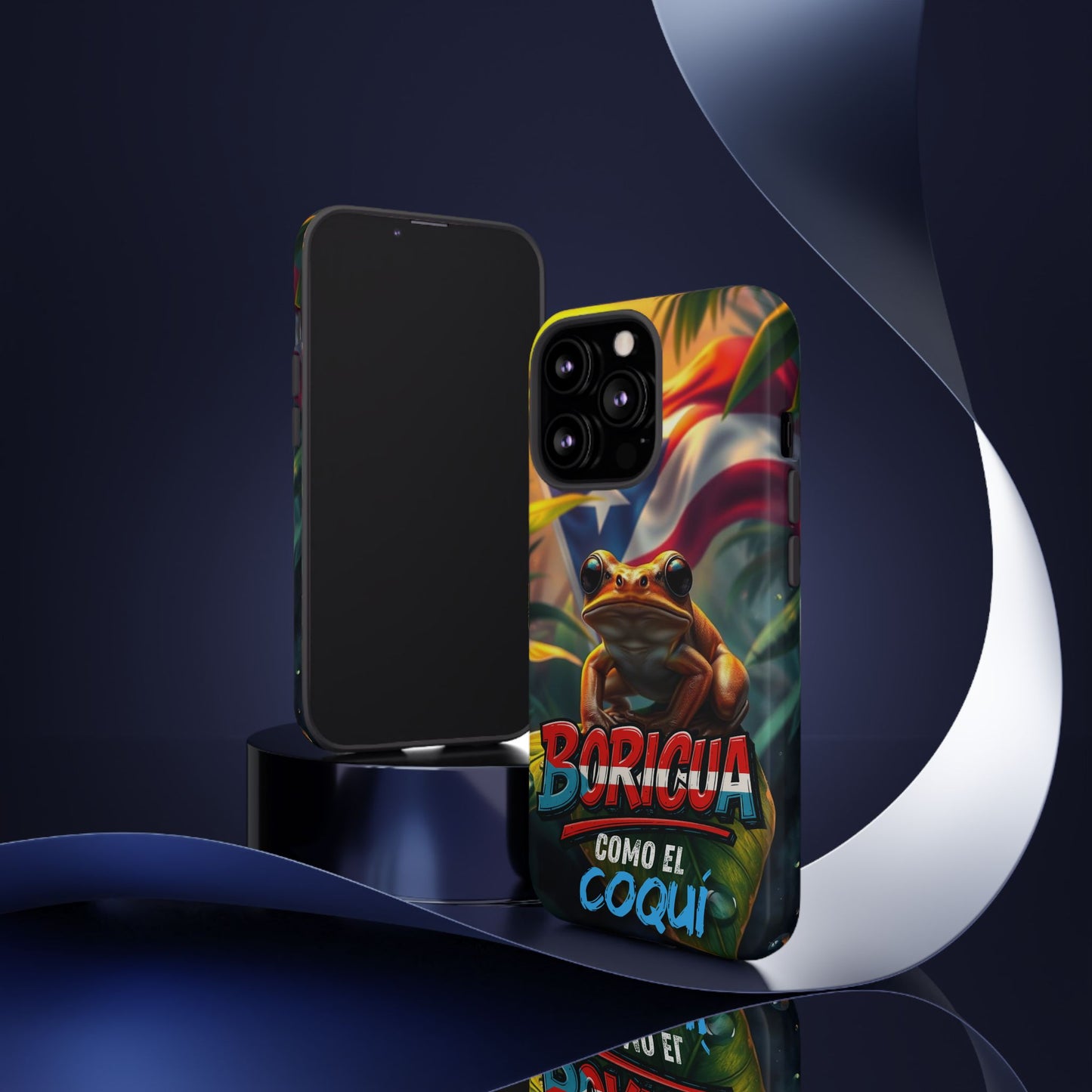 Boricua Coqui Phone Case | Tough Cases | Puerto Rican Pride, Unique Gift, Tropical Vibes, Phone Accessory, Celebration of Culture