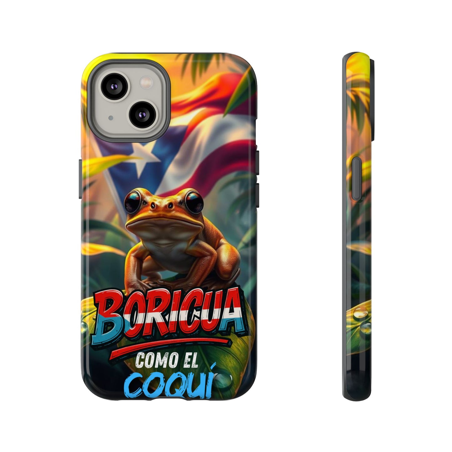 Boricua Coqui Phone Case | Tough Cases | Puerto Rican Pride, Unique Gift, Tropical Vibes, Phone Accessory, Celebration of Culture