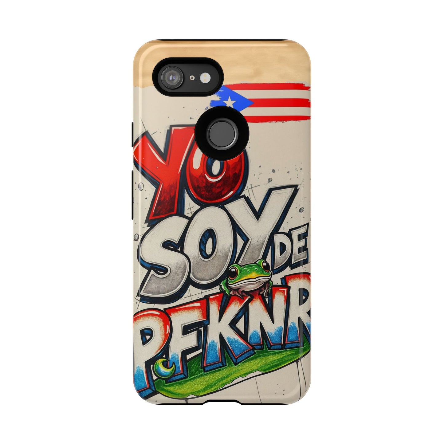 YO SOY DE PFKNR, Cases Phone Case for Unapologetic Style, Gift for Trendsetters, Urban Art Design, Fun Decor for Any Occasion, PUERTO RICO, COQUI