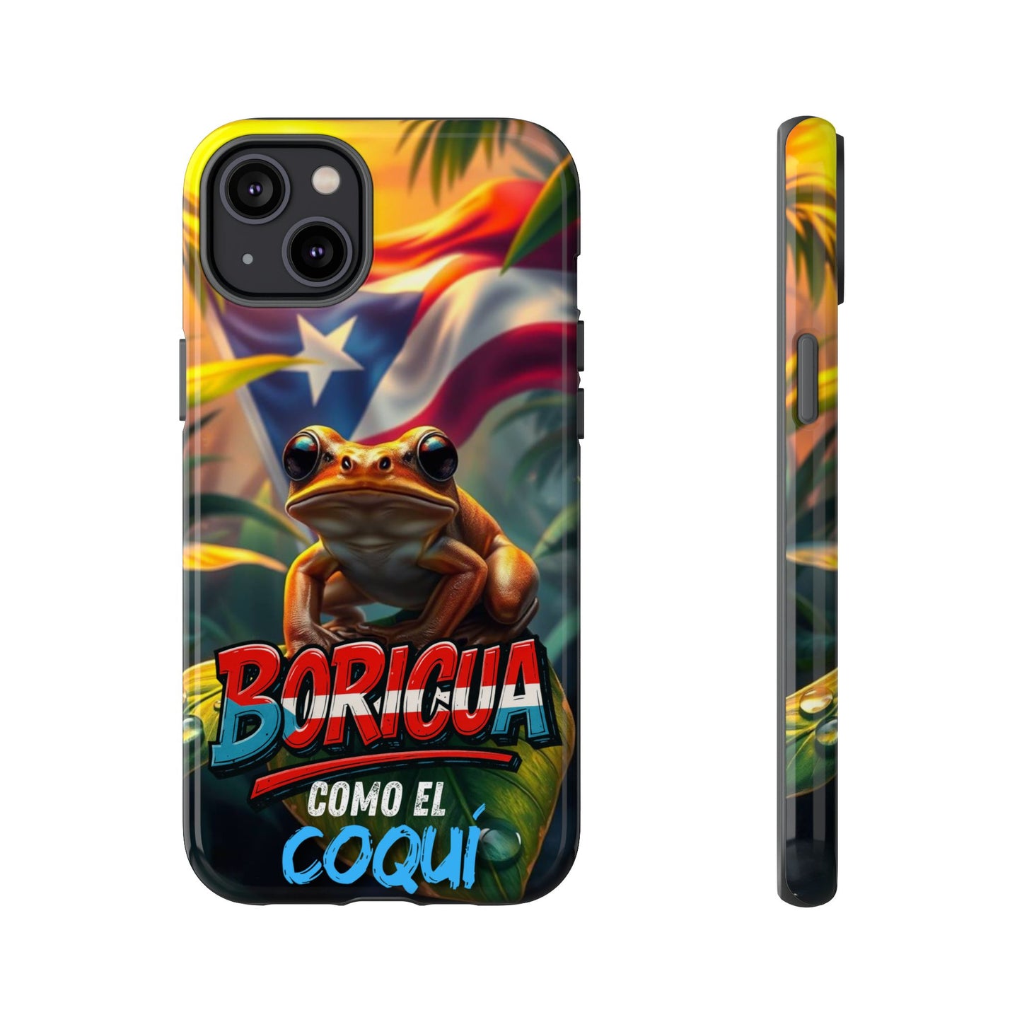 Boricua Coqui Phone Case | Tough Cases | Puerto Rican Pride, Unique Gift, Tropical Vibes, Phone Accessory, Celebration of Culture
