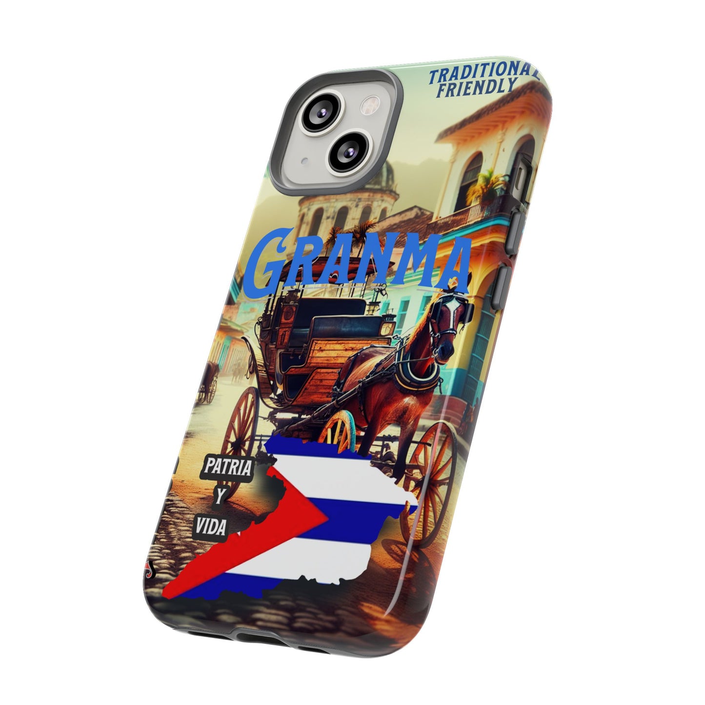 FUNDA DE TELEFONO, GRANMA, CUBA, PATRIA Y VIDA, IPHONE, SAMSUNG