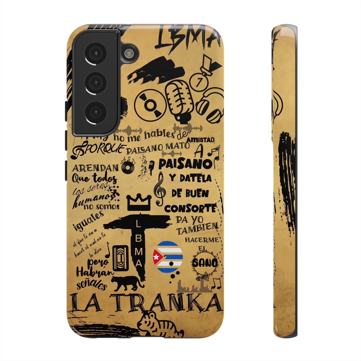 FUNDA PARA TELEFONO, LBMA, TAIGUER, LA TRANKA, ASERE, QUE BOLA,