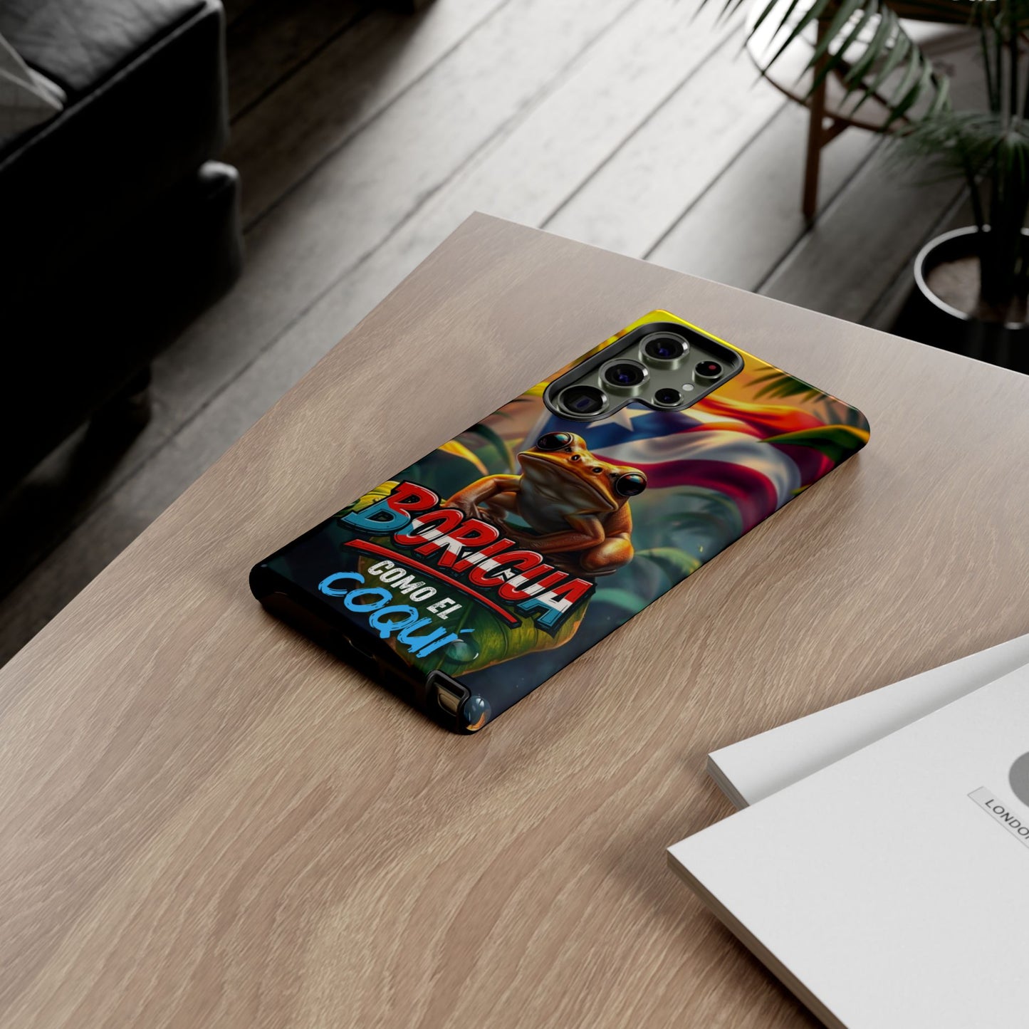 Boricua Coqui Phone Case | Tough Cases | Puerto Rican Pride, Unique Gift, Tropical Vibes, Phone Accessory, Celebration of Culture