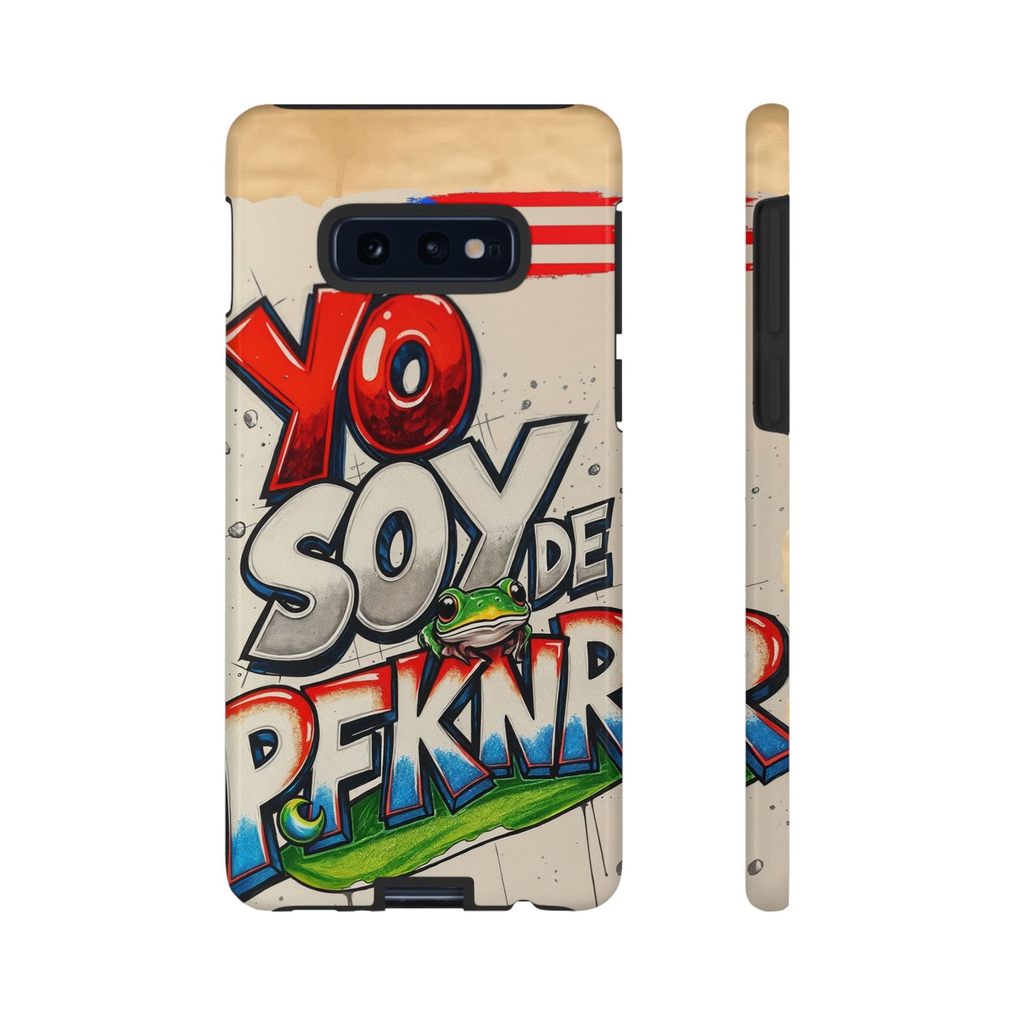 YO SOY DE PFKNR, Cases Phone Case for Unapologetic Style, Gift for Trendsetters, Urban Art Design, Fun Decor for Any Occasion, PUERTO RICO, COQUI
