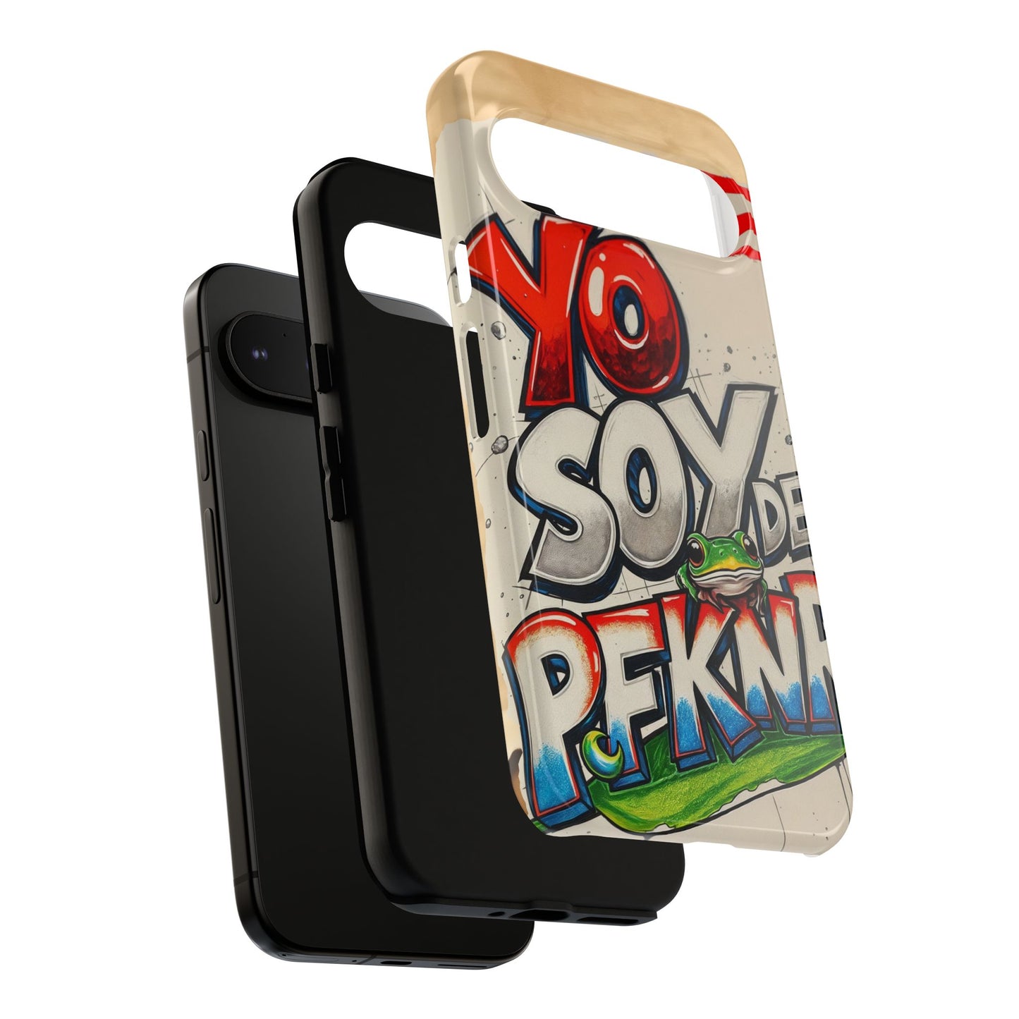 YO SOY DE PFKNR, Cases Phone Case for Unapologetic Style, Gift for Trendsetters, Urban Art Design, Fun Decor for Any Occasion, PUERTO RICO, COQUI