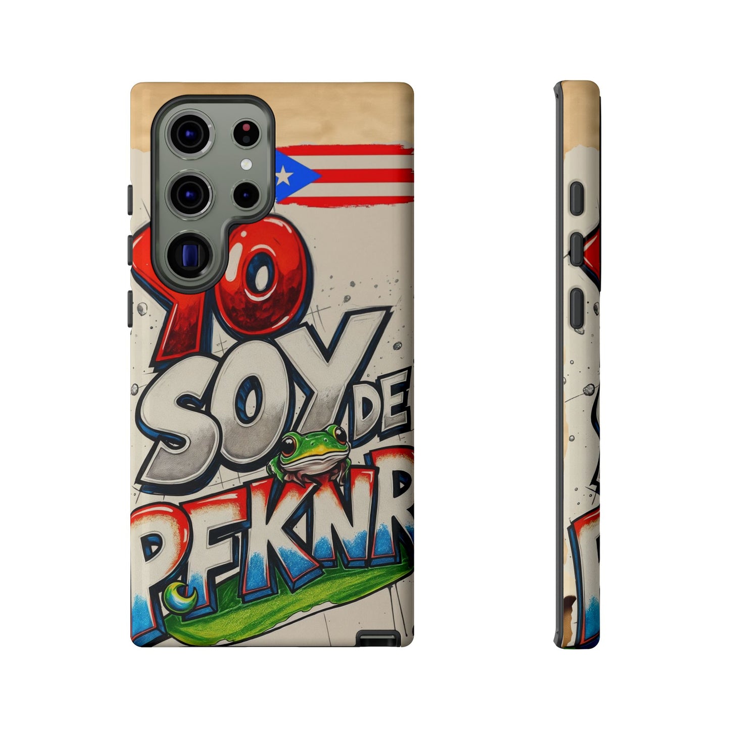 YO SOY DE PFKNR, Cases Phone Case for Unapologetic Style, Gift for Trendsetters, Urban Art Design, Fun Decor for Any Occasion, PUERTO RICO, COQUI