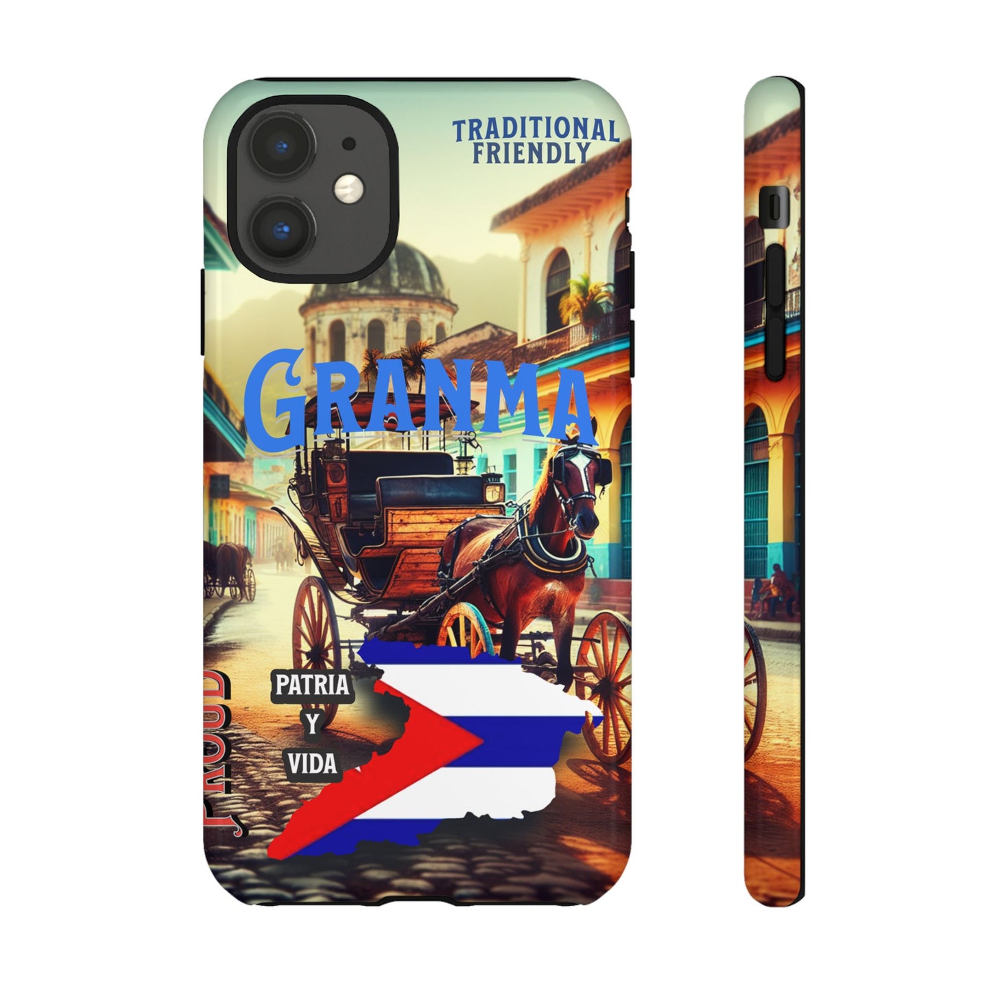 FUNDA DE TELEFONO, GRANMA, CUBA, PATRIA Y VIDA, IPHONE, SAMSUNG