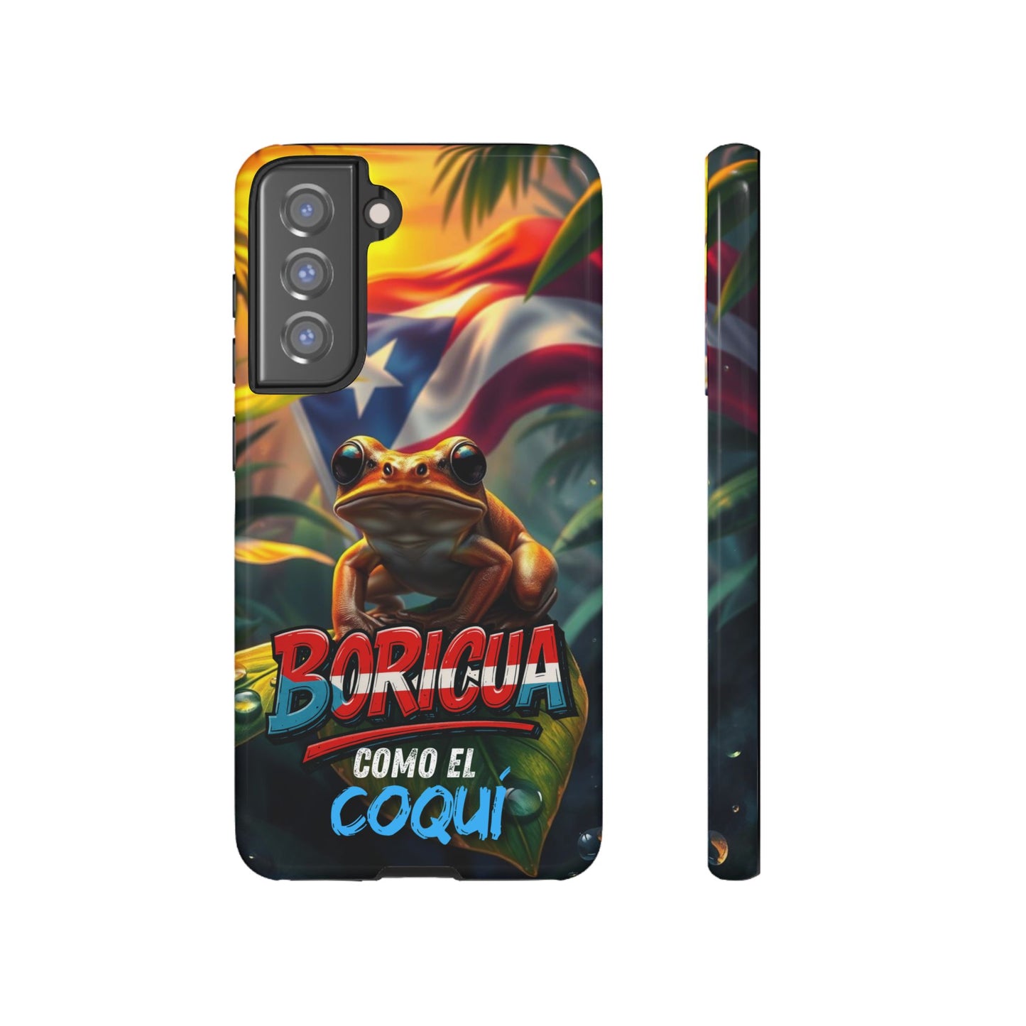 Boricua Coqui Phone Case | Tough Cases | Puerto Rican Pride, Unique Gift, Tropical Vibes, Phone Accessory, Celebration of Culture