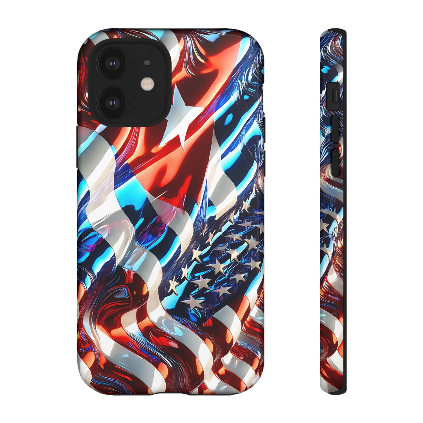 FUNDA PARA TELEFONO BANDERA DE CUBA Y ESTADOS UNIDOS, BRILLO CALIDADI, ASERE