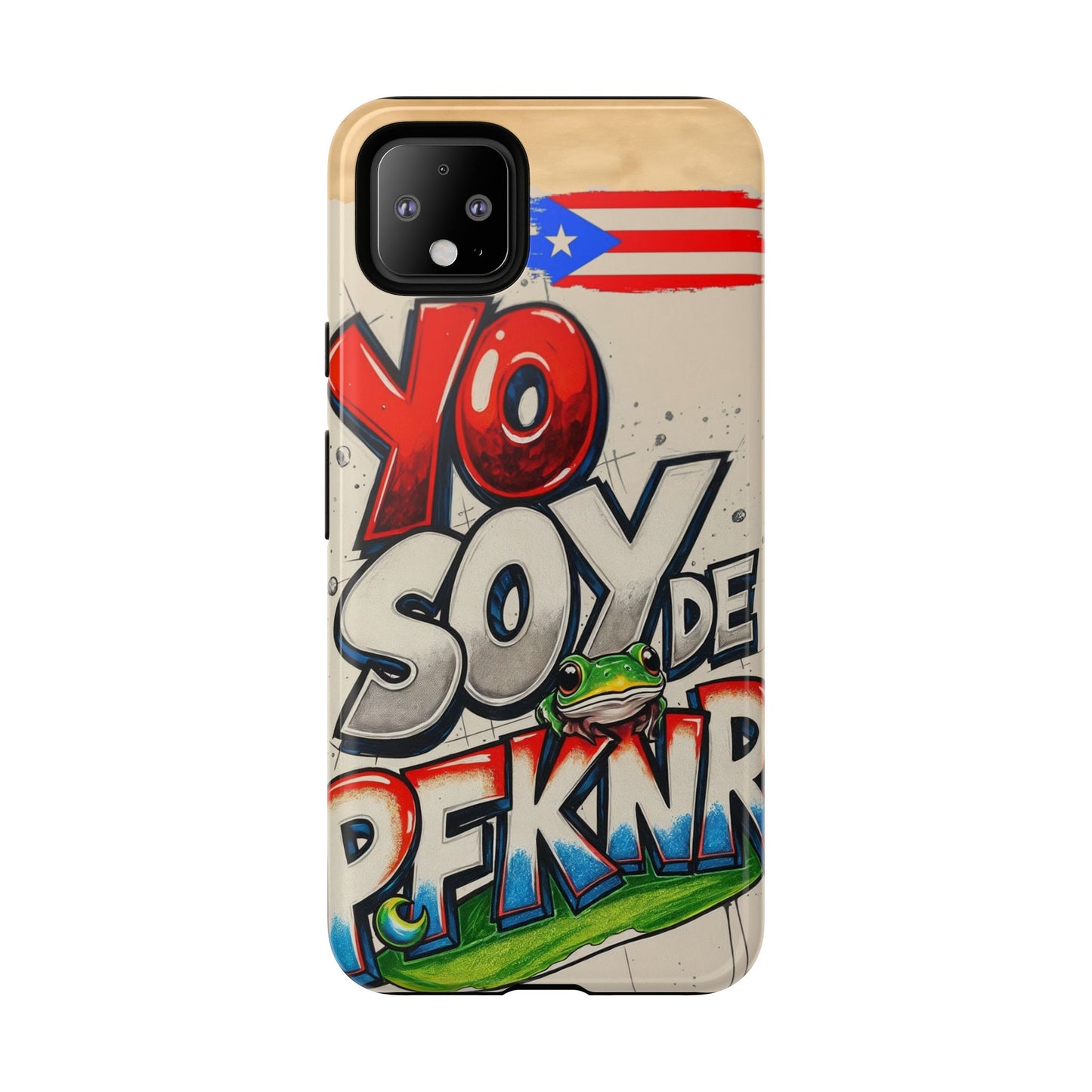 YO SOY DE PFKNR, Cases Phone Case for Unapologetic Style, Gift for Trendsetters, Urban Art Design, Fun Decor for Any Occasion, PUERTO RICO, COQUI