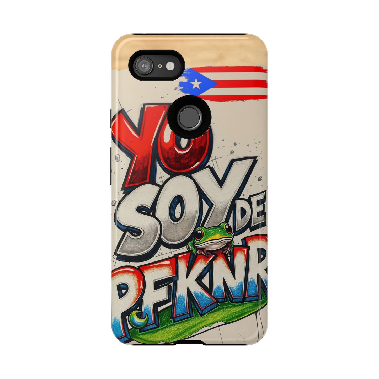 YO SOY DE PFKNR, Cases Phone Case for Unapologetic Style, Gift for Trendsetters, Urban Art Design, Fun Decor for Any Occasion, PUERTO RICO, COQUI