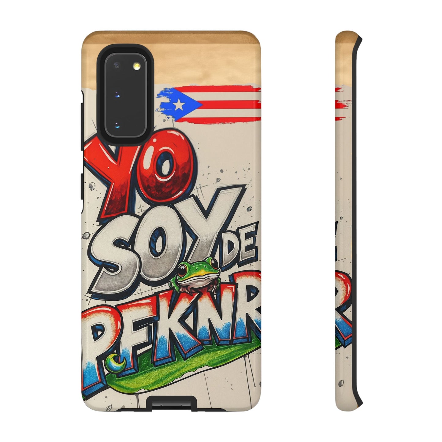 YO SOY DE PFKNR, Cases Phone Case for Unapologetic Style, Gift for Trendsetters, Urban Art Design, Fun Decor for Any Occasion, PUERTO RICO, COQUI