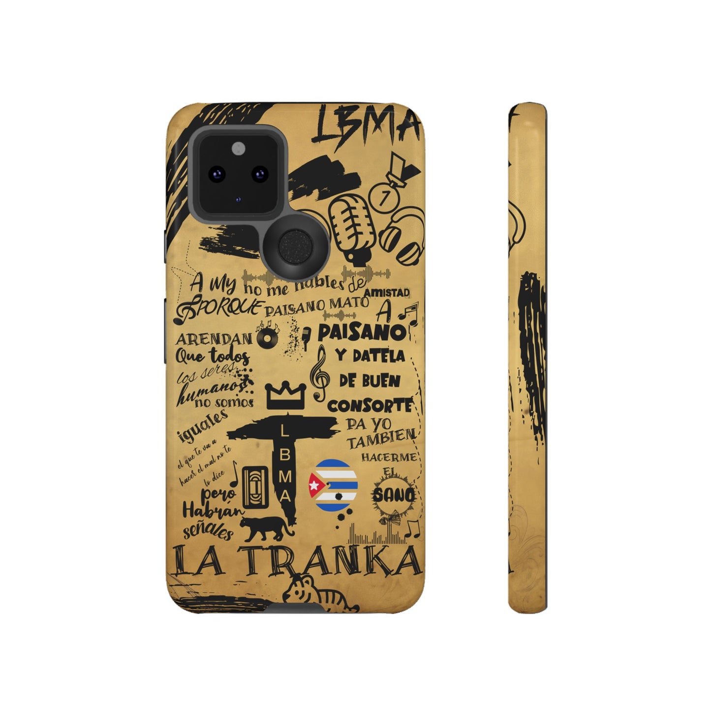 FUNDA PARA TELEFONO, LBMA, TAIGUER, LA TRANKA, ASERE, QUE BOLA,