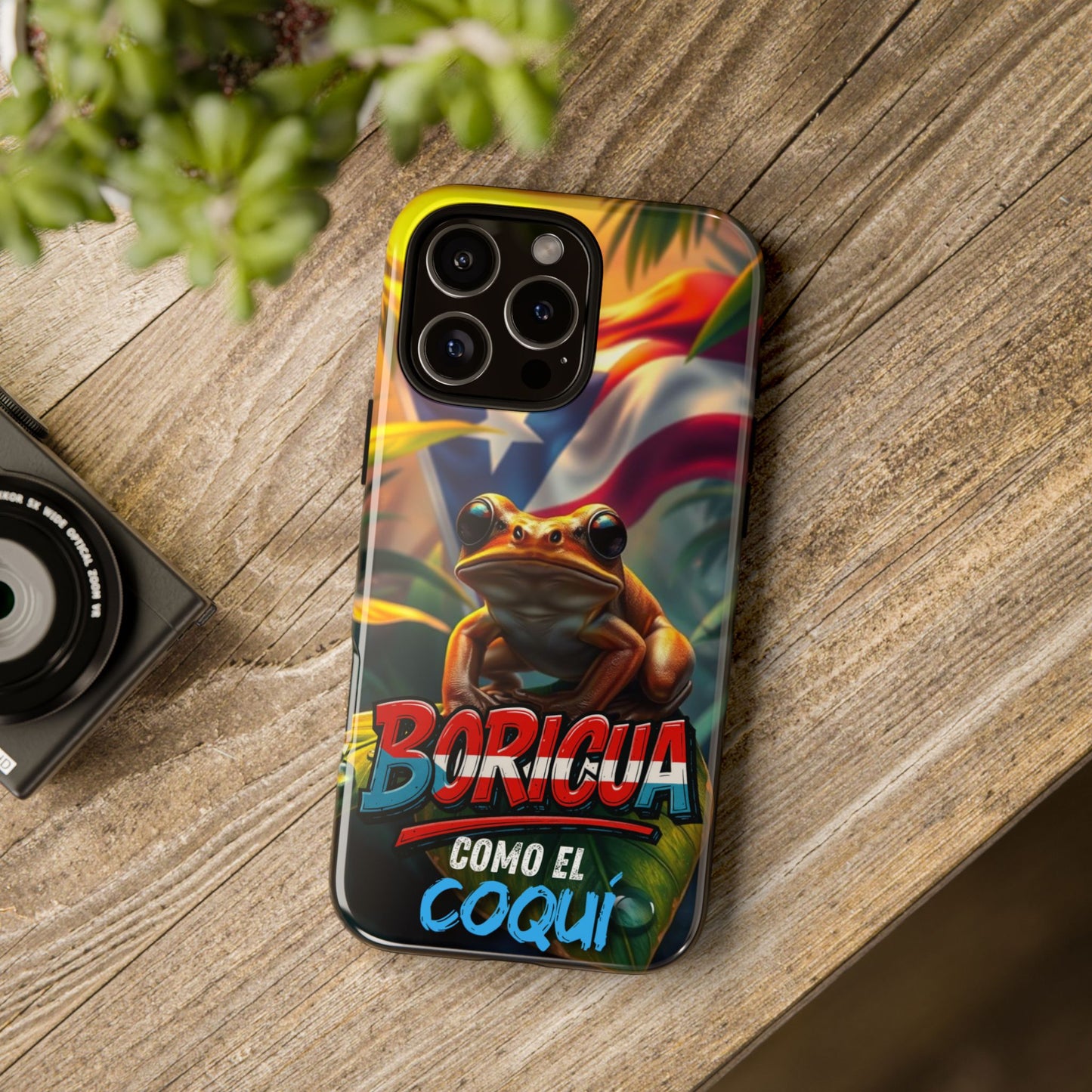 Boricua Coqui Phone Case | Tough Cases | Puerto Rican Pride, Unique Gift, Tropical Vibes, Phone Accessory, Celebration of Culture