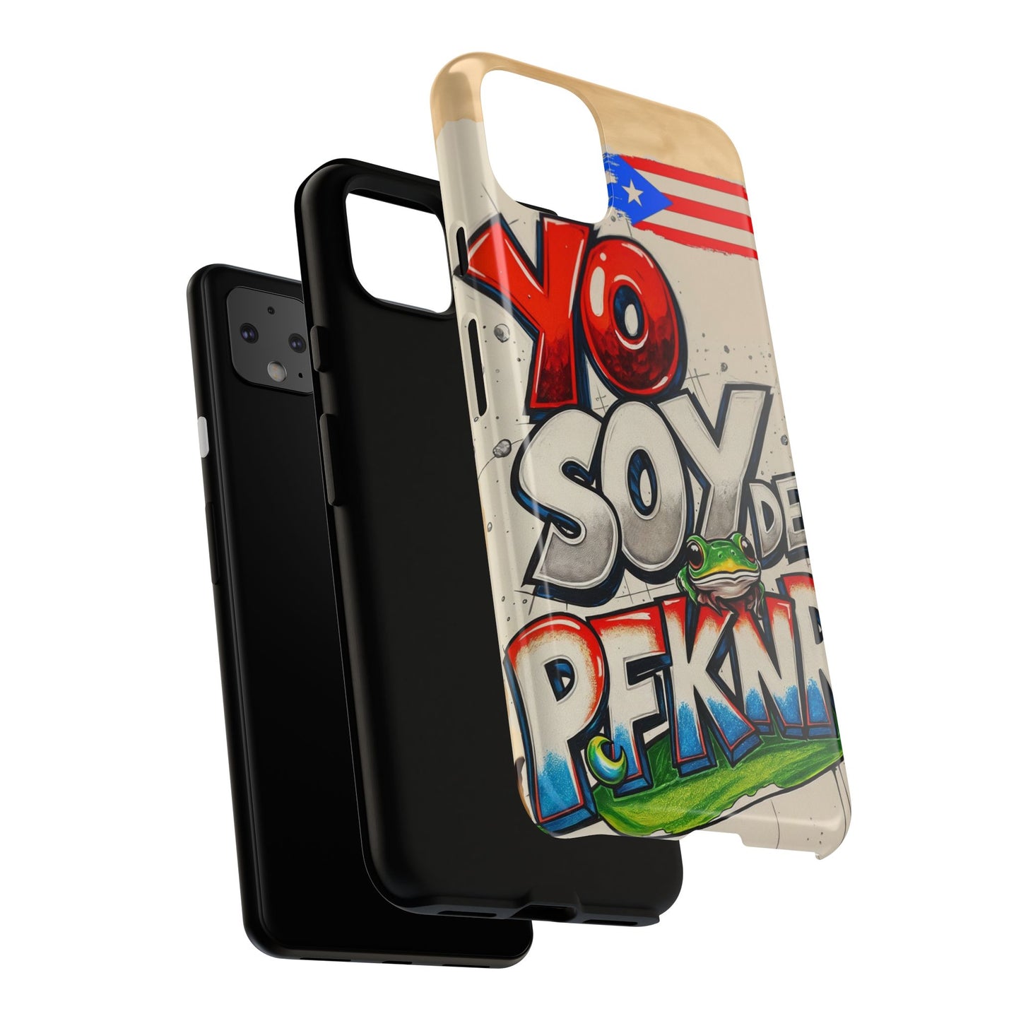 YO SOY DE PFKNR, Cases Phone Case for Unapologetic Style, Gift for Trendsetters, Urban Art Design, Fun Decor for Any Occasion, PUERTO RICO, COQUI