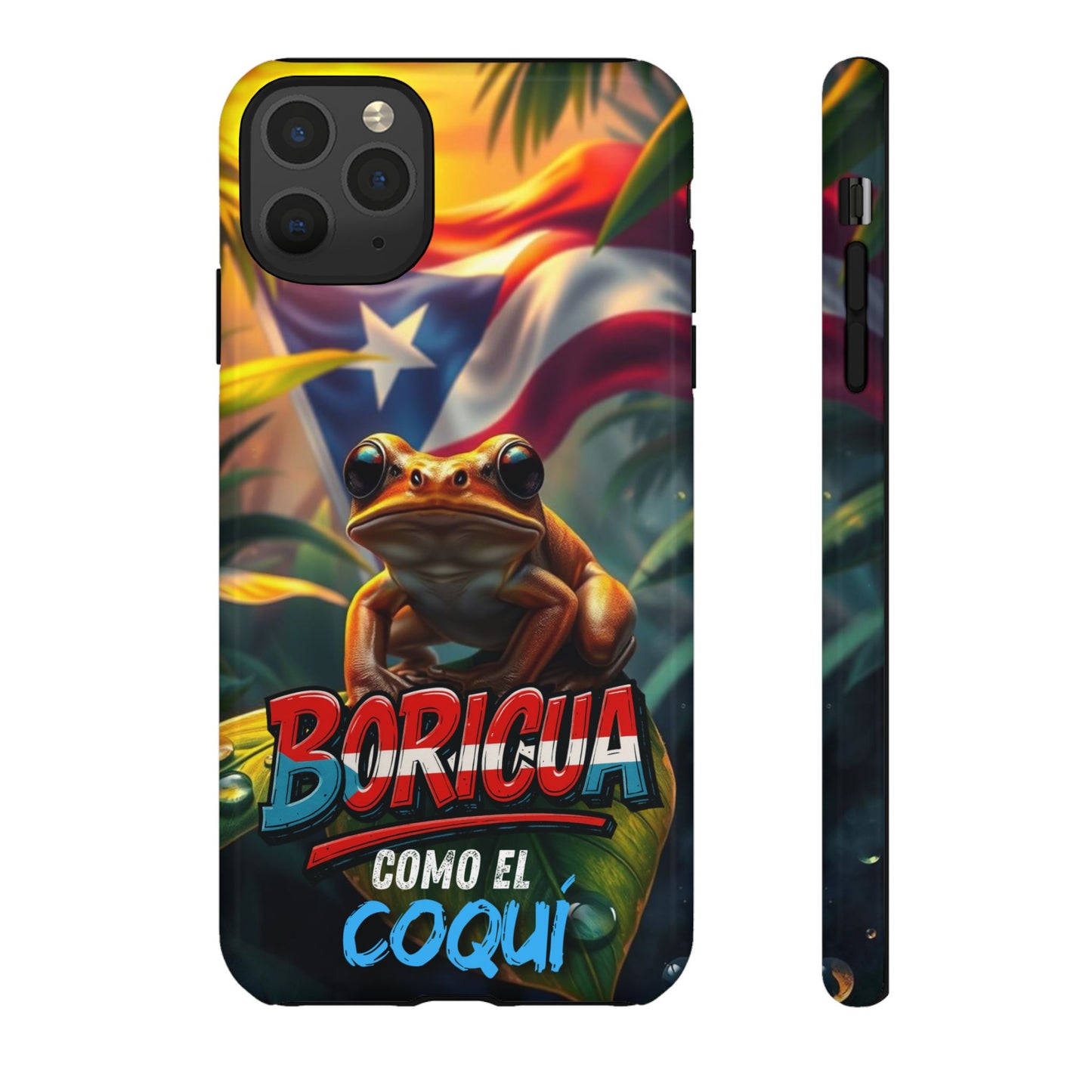 Boricua Coqui Phone Case | Tough Cases | Puerto Rican Pride, Unique Gift, Tropical Vibes, Phone Accessory, Celebration of Culture