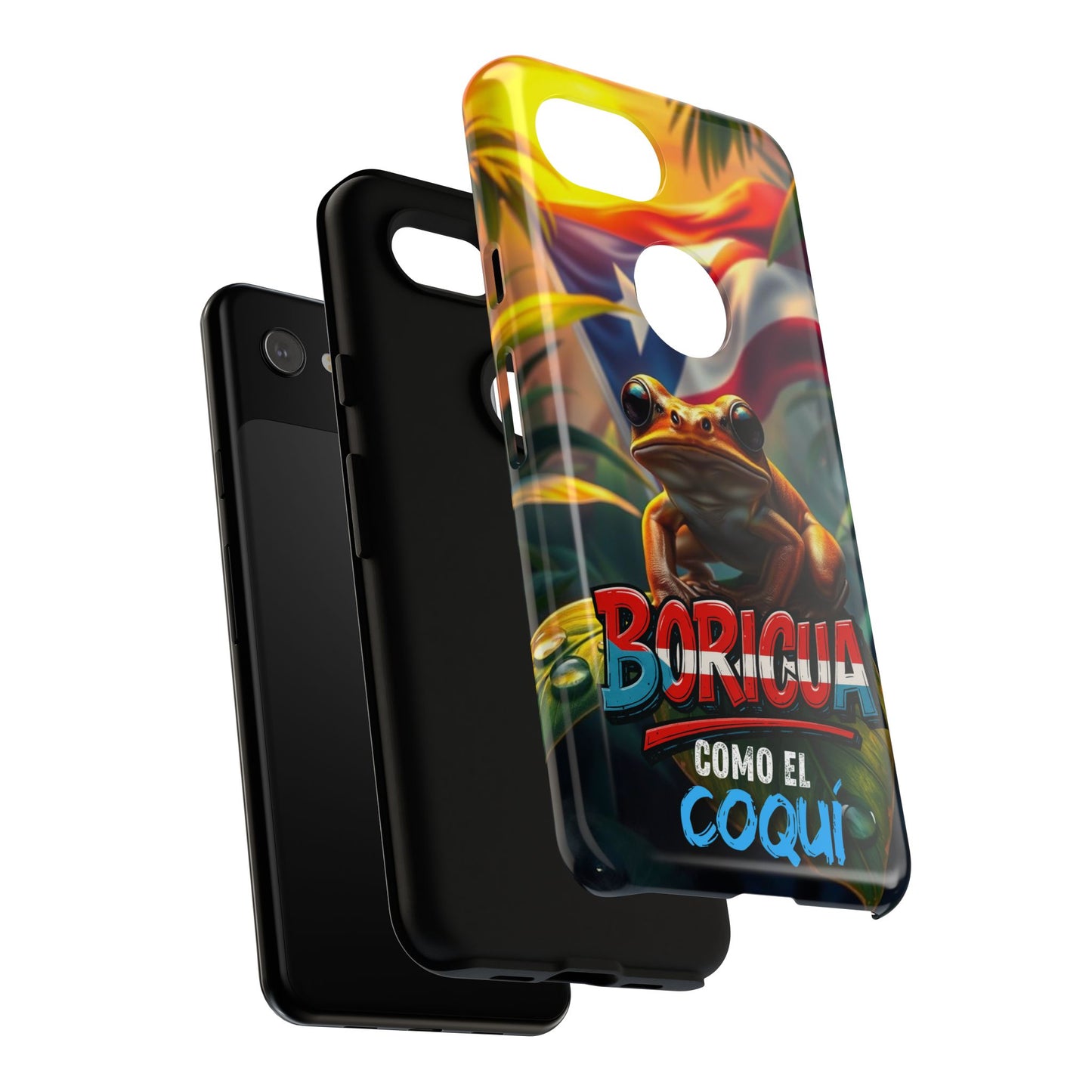 Boricua Coqui Phone Case | Tough Cases | Puerto Rican Pride, Unique Gift, Tropical Vibes, Phone Accessory, Celebration of Culture