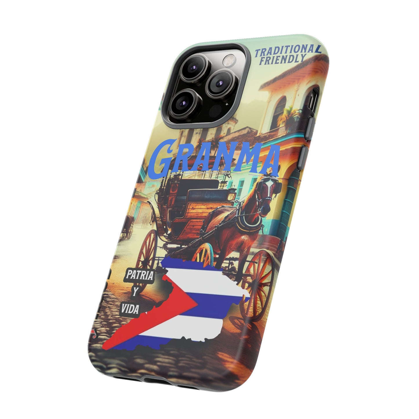 FUNDA DE TELEFONO, GRANMA, CUBA, PATRIA Y VIDA, IPHONE, SAMSUNG