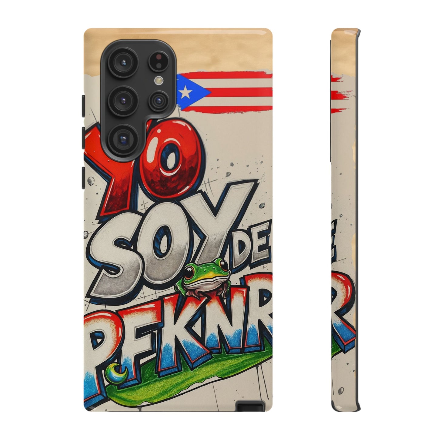 YO SOY DE PFKNR, Cases Phone Case for Unapologetic Style, Gift for Trendsetters, Urban Art Design, Fun Decor for Any Occasion, PUERTO RICO, COQUI